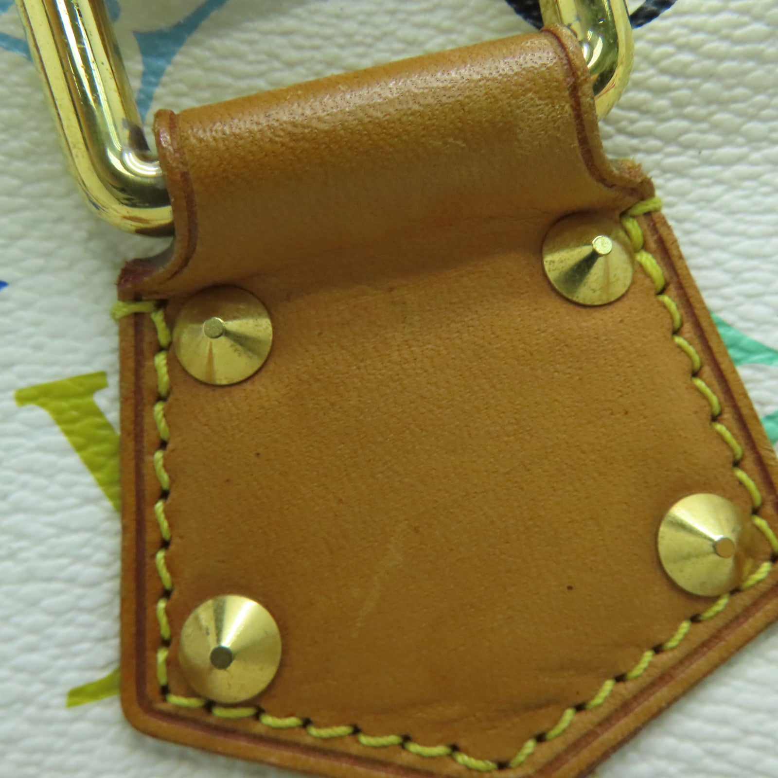 LOUIS VUITTON 【激減優惠】Monogram Multicolore Speedy 30金扣手挽袋白色彩色