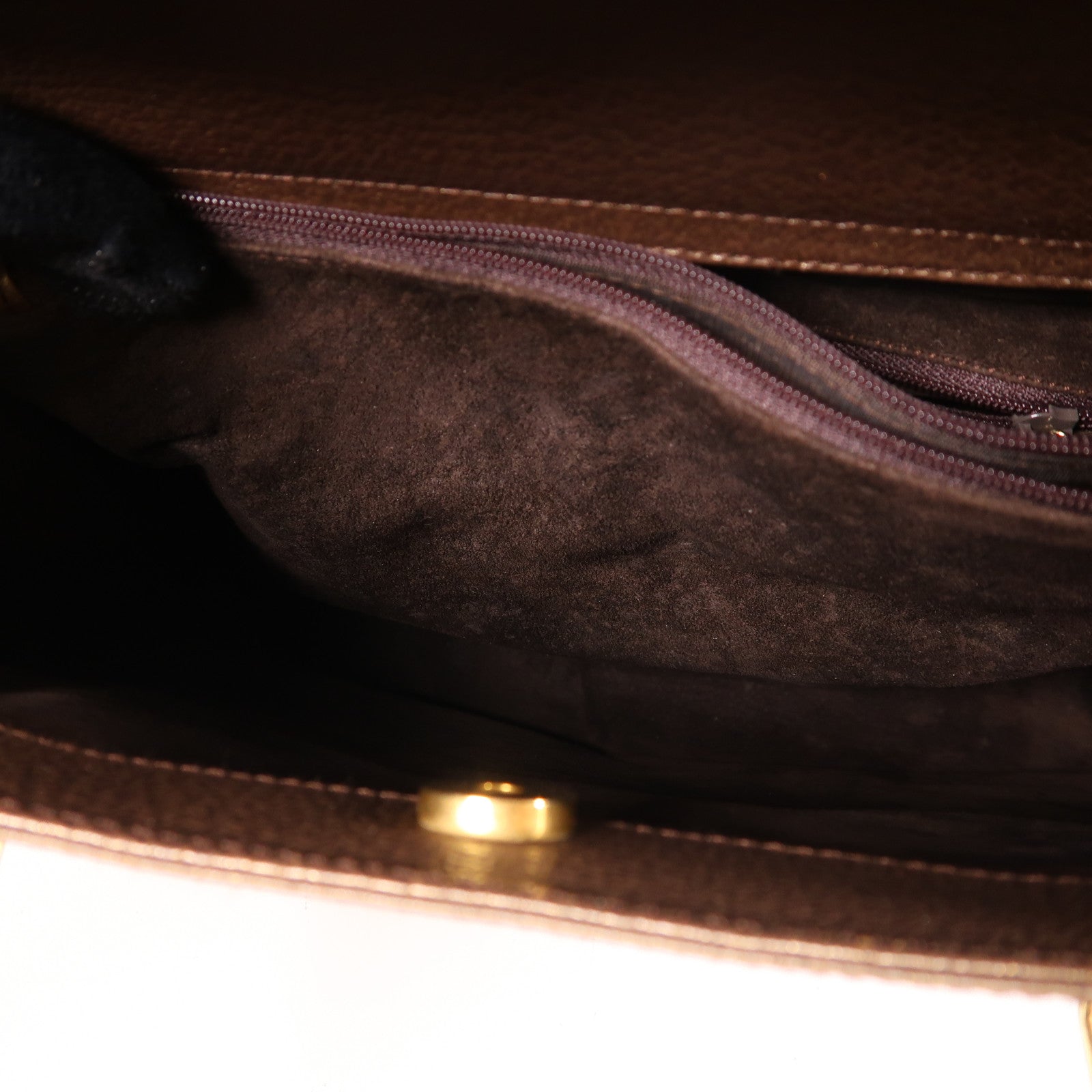 GUCCI 【激減優惠】牛皮皮革/竹子Handbag金扣手挽袋