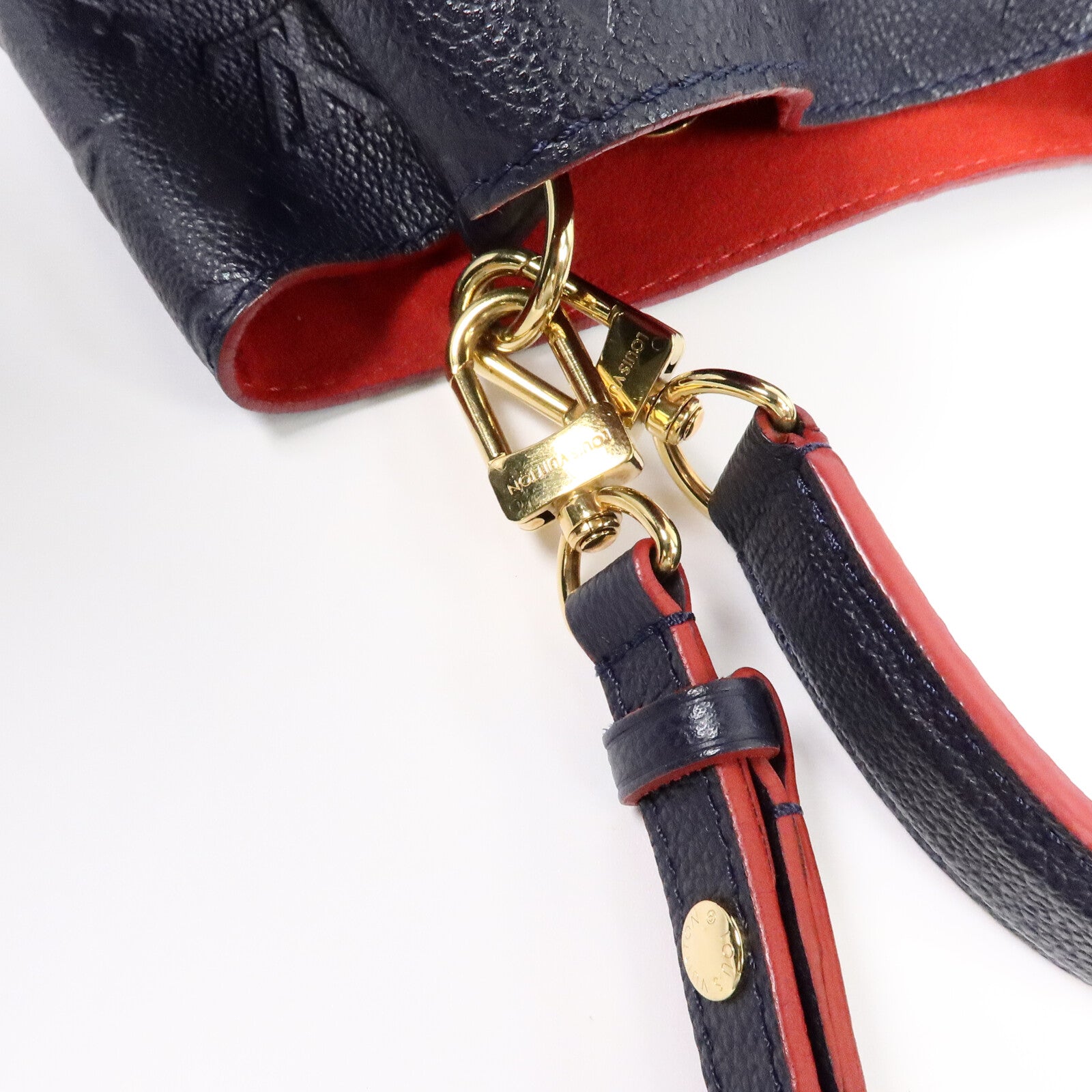 LOUIS VUITTON Monogram Empreinte Neo Noe MM手挽肩背兩用袋