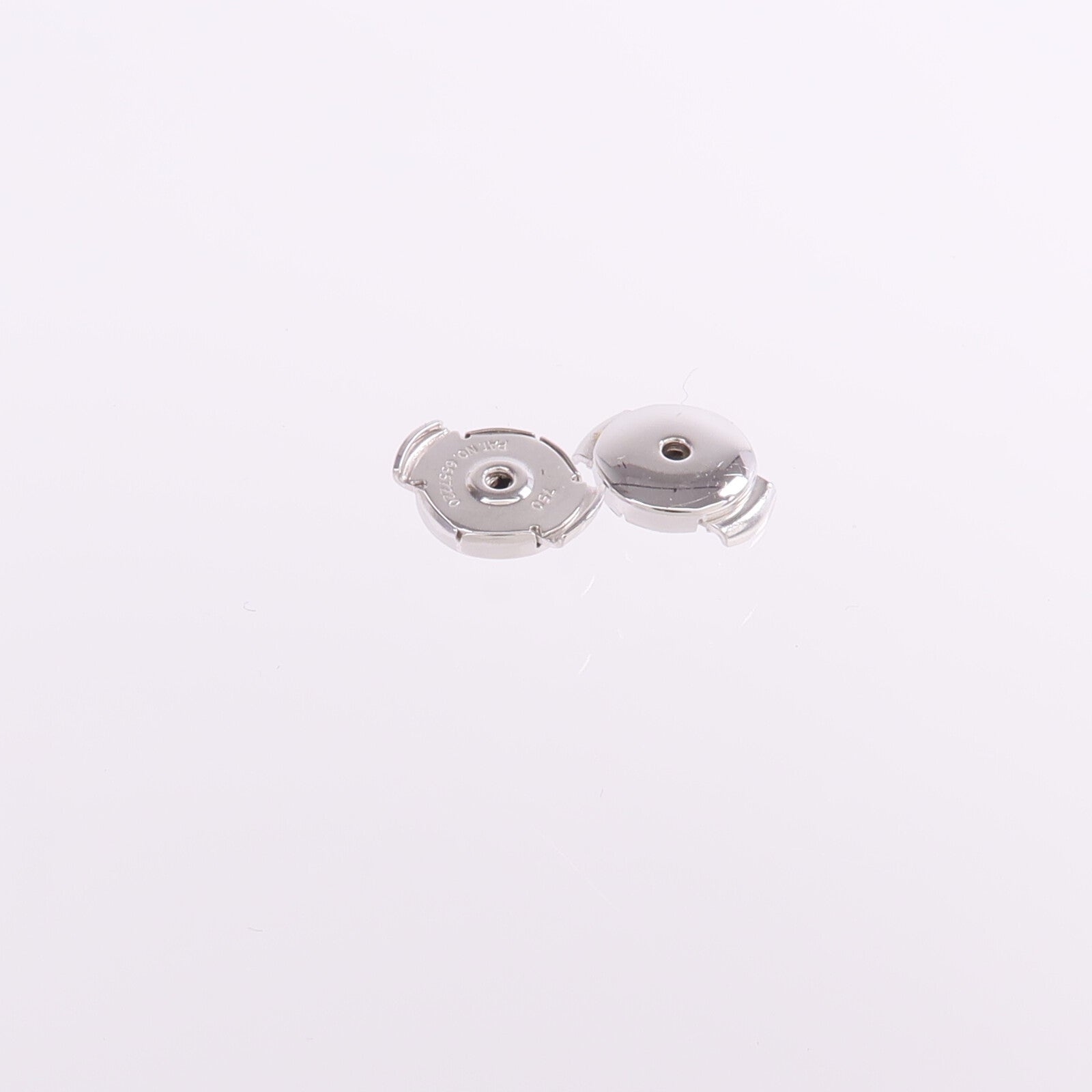 HERMES 【激減優惠】18K白金Finesse Earrings鑽石耳環