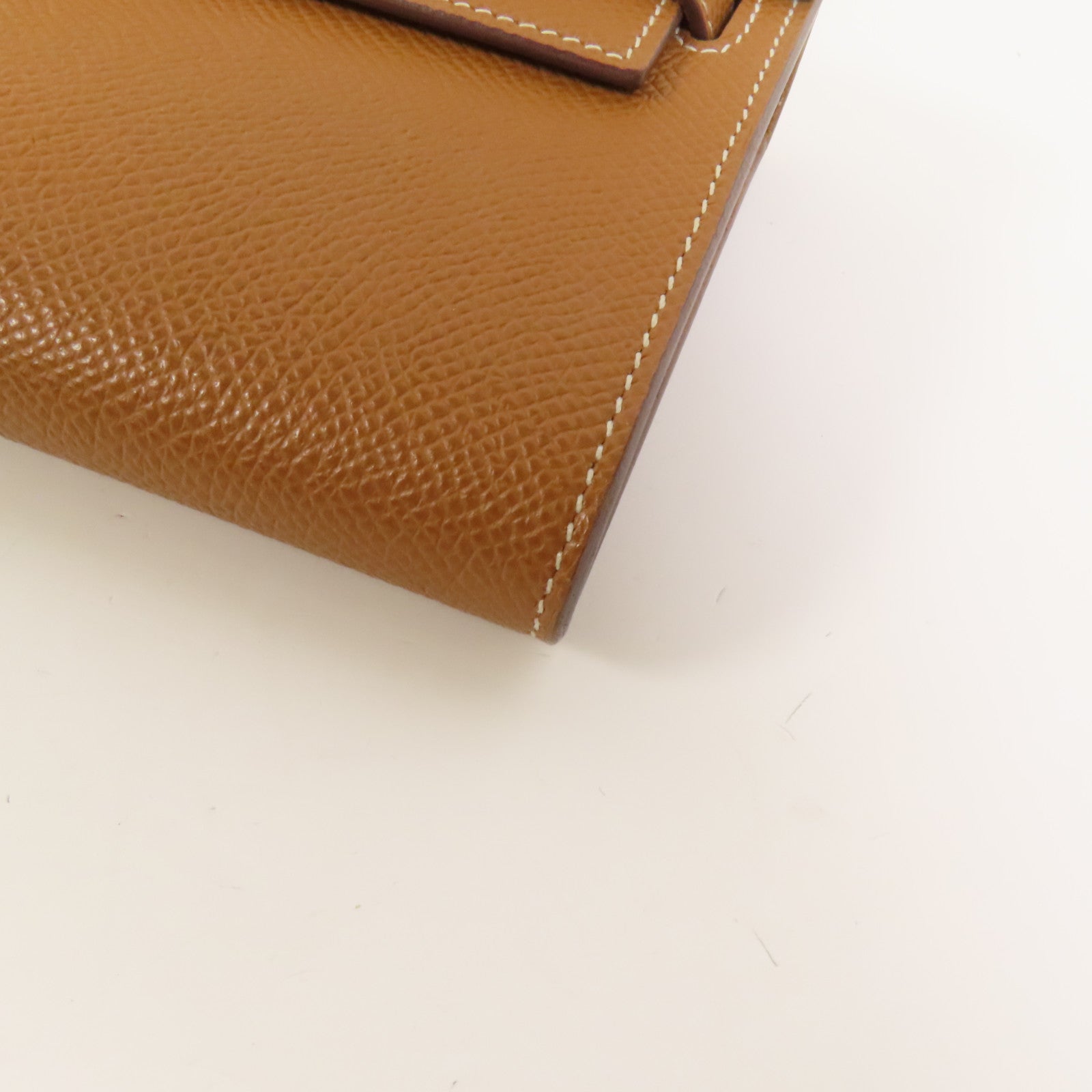 HERMES Epsom皮革Kelly To Go金扣肩背袋Gold