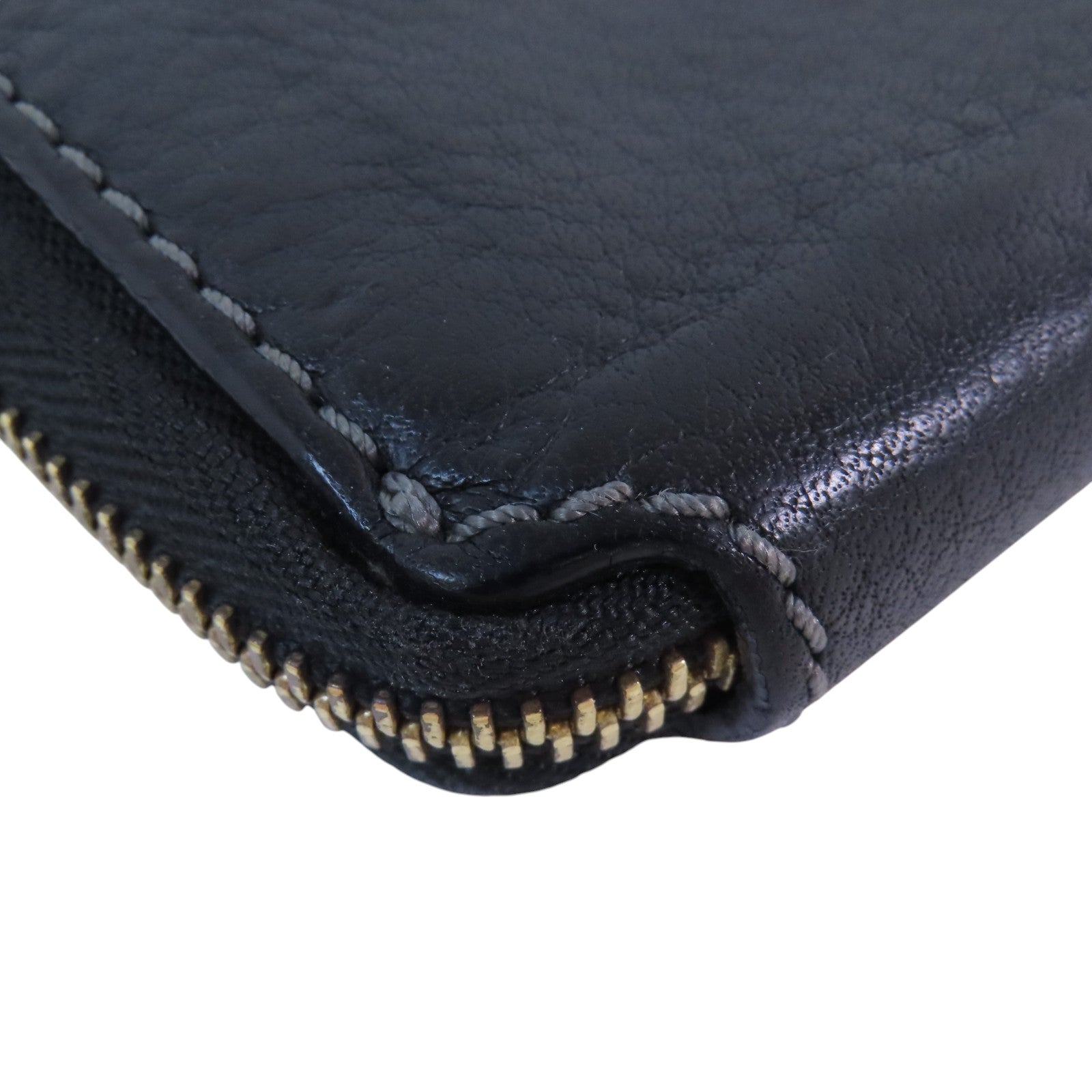 Chloe 牛皮皮革Zipper Long Wallet金扣拉鏈長錢包