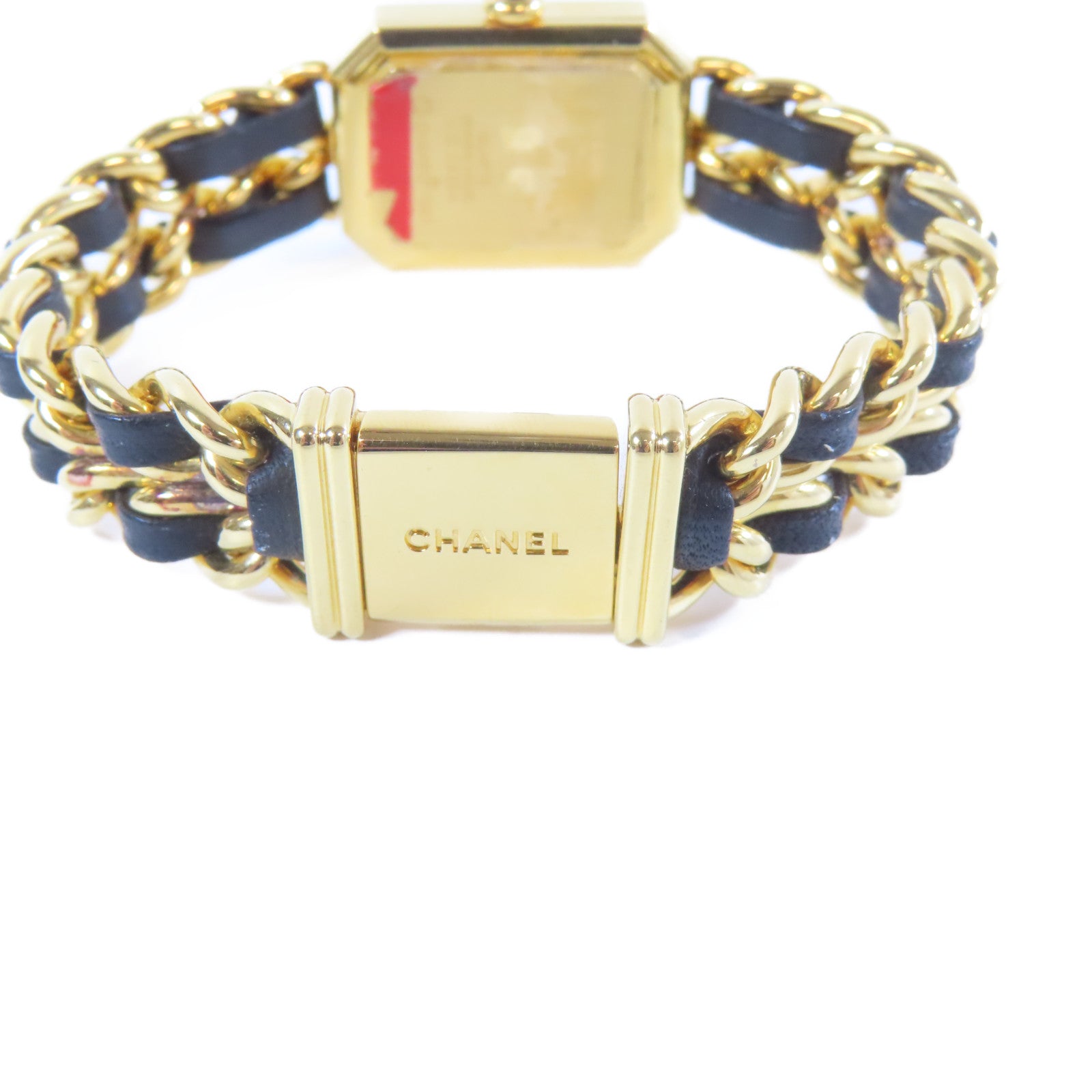 CHANEL Premiere M鍍金手錶石英機芯黑色#M Size/#14.75cm