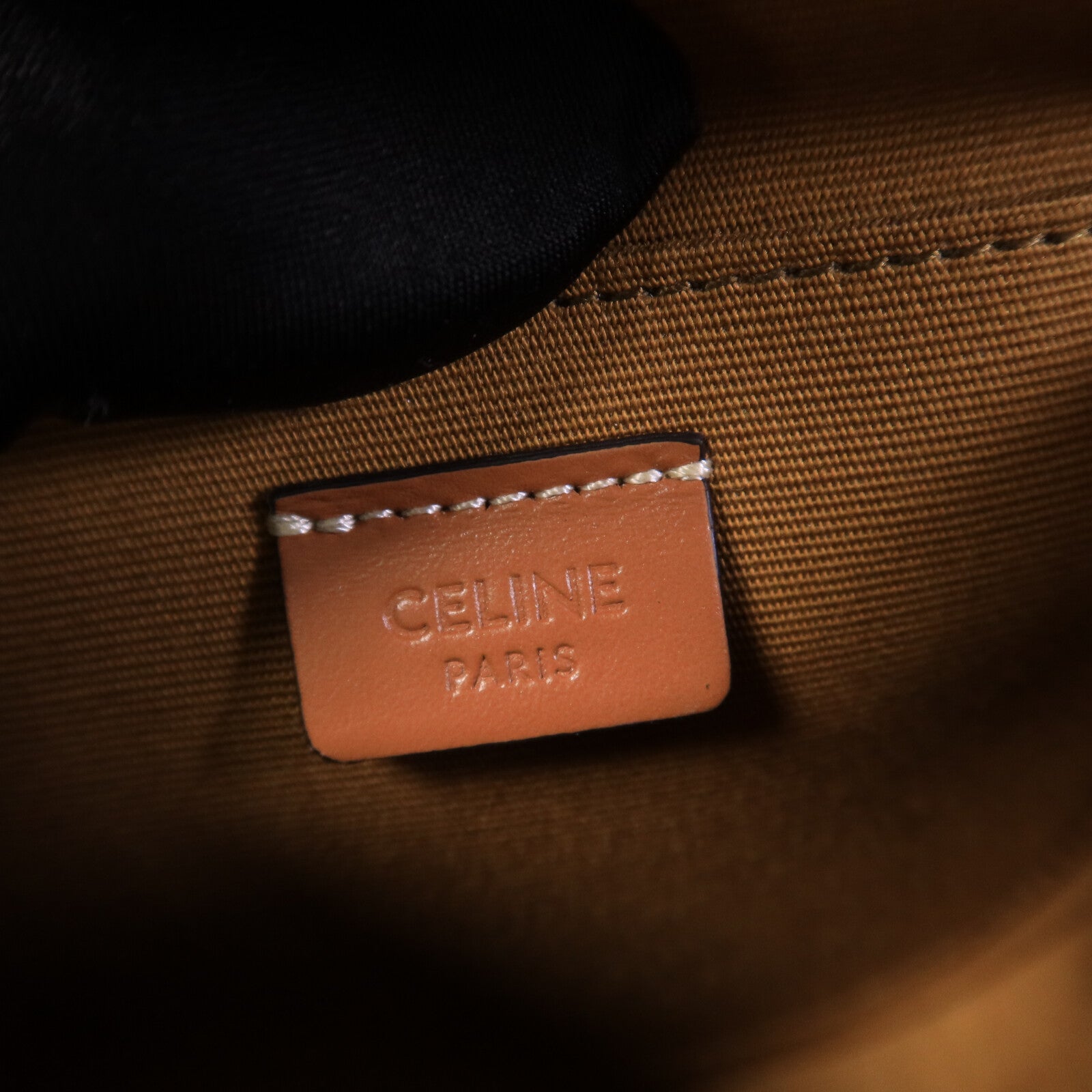CELINE 塗層帆布Small Zipped Purse肩背袋
