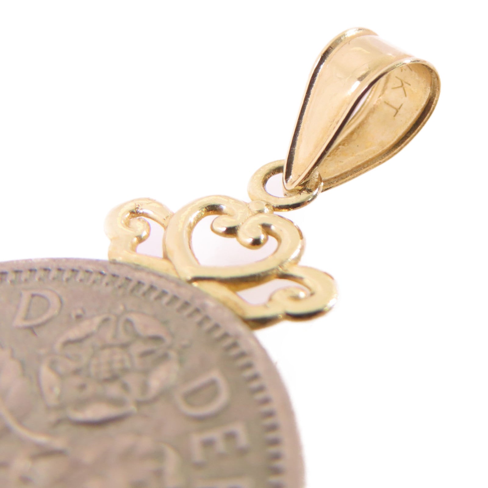 JEWELRY 18K白金Pendant Top吊墜頭扣