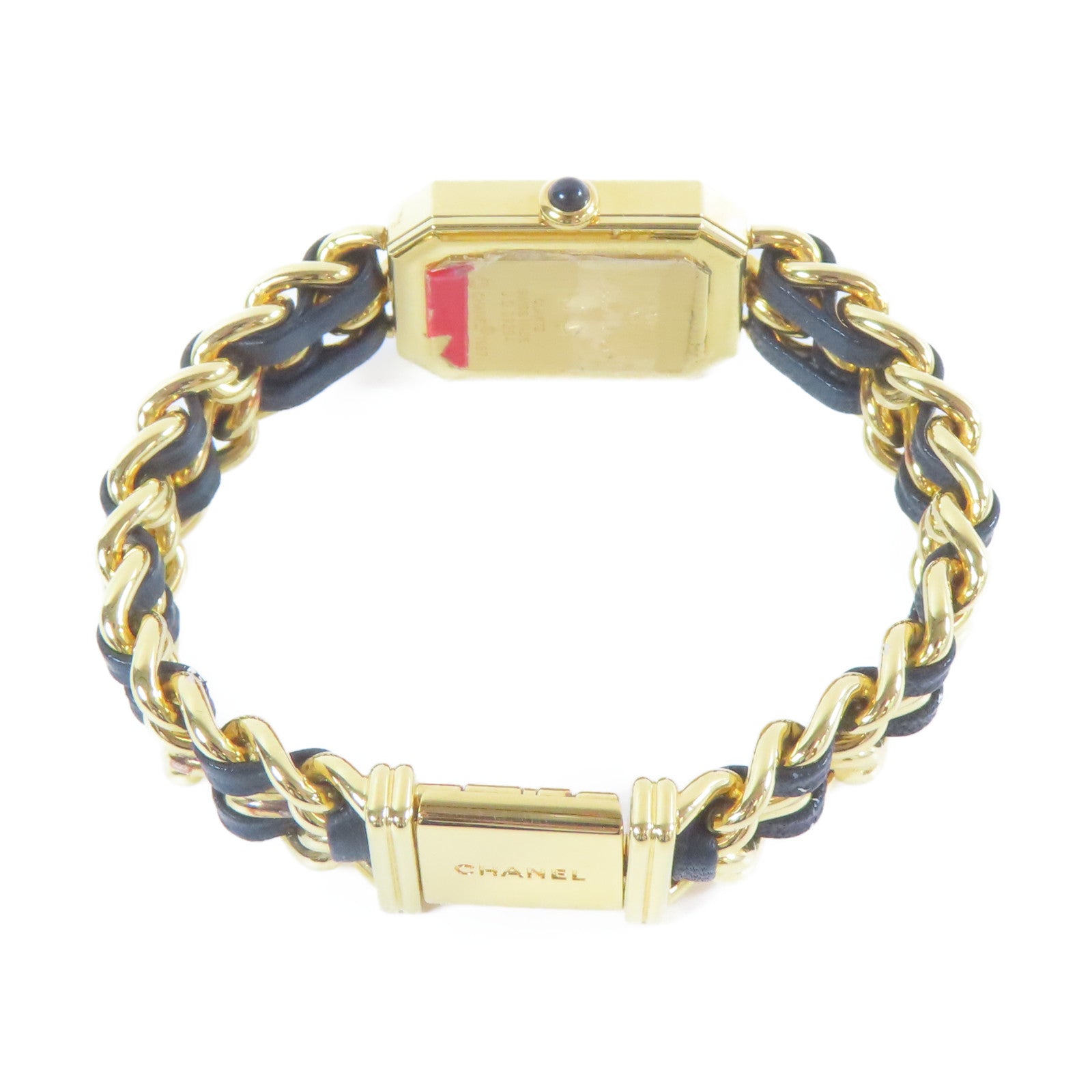 CHANEL Premiere M鍍金手錶石英機芯黑色#M Size/#14.75cm