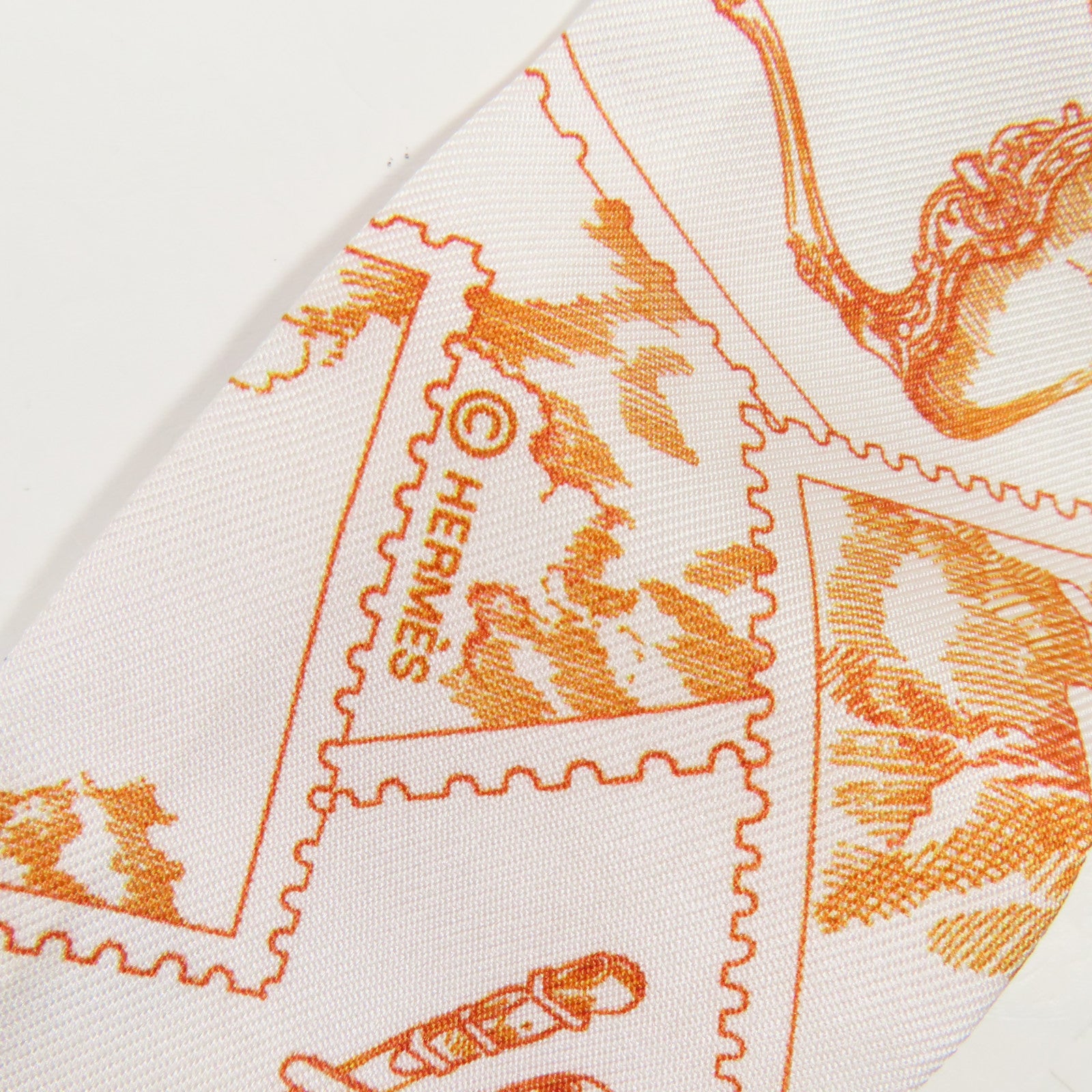 HERMES 絲質Twilly絲巾