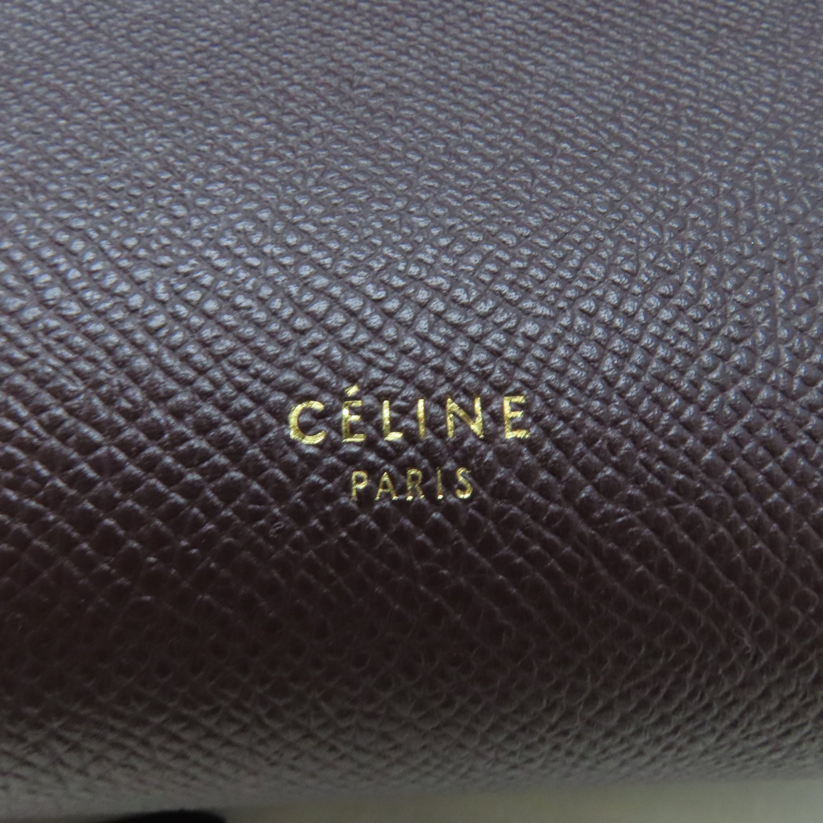 CELINE 【激減優惠】牛皮皮革Belt Bag金扣手挽肩背兩用袋紫色