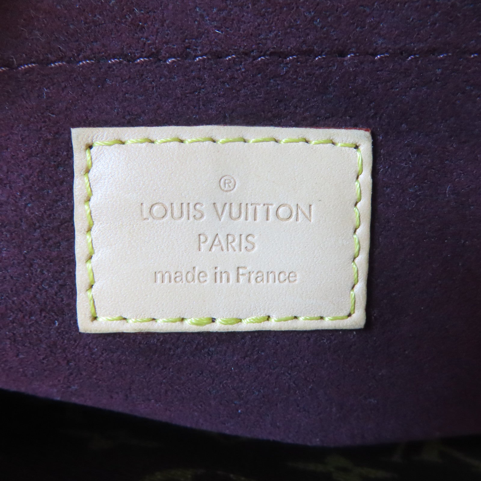 LOUIS VUITTON Monogram Montaigne GM金扣手挽肩背兩用袋啡色