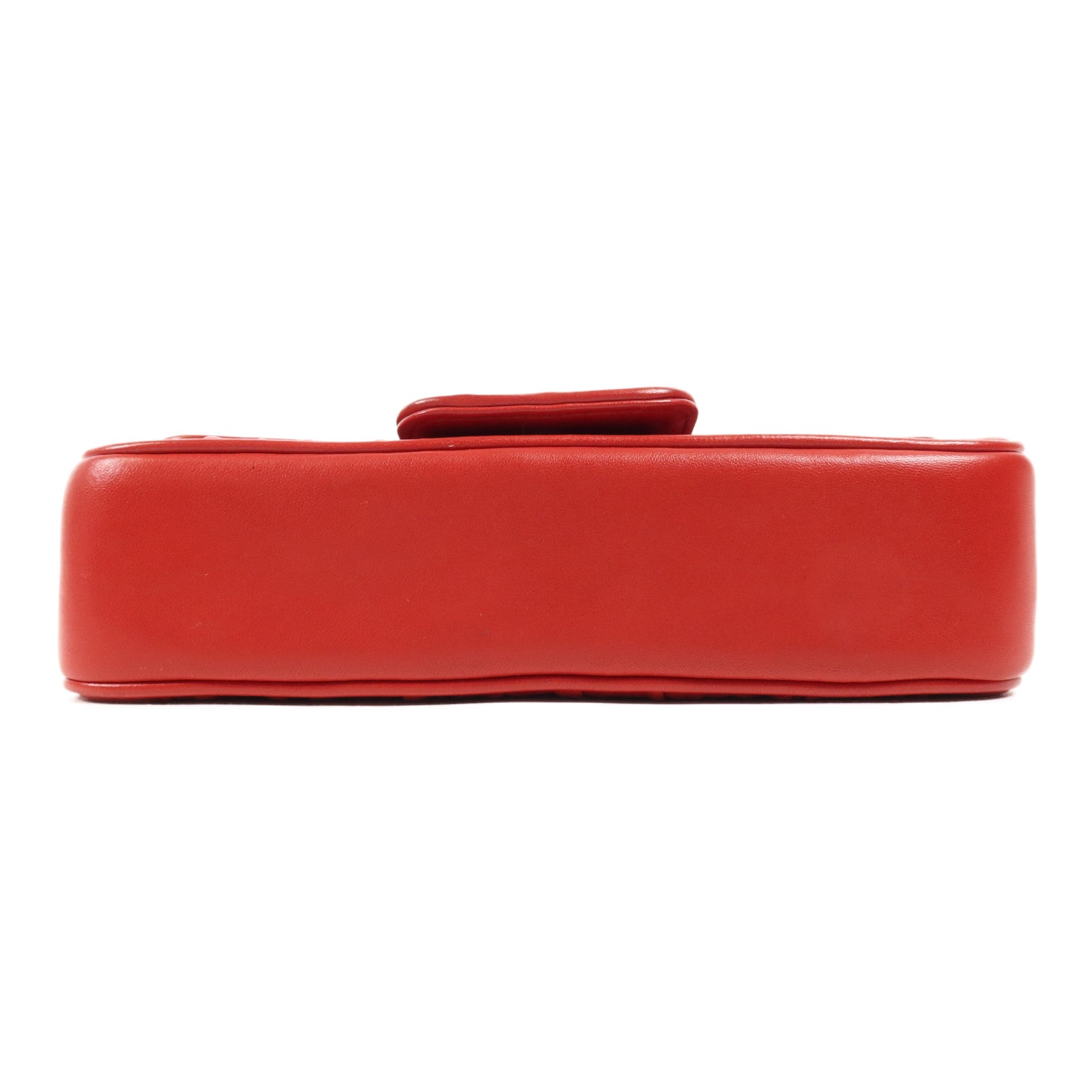 PRADA 牛皮皮革Chain Shoulder銀扣肩背袋