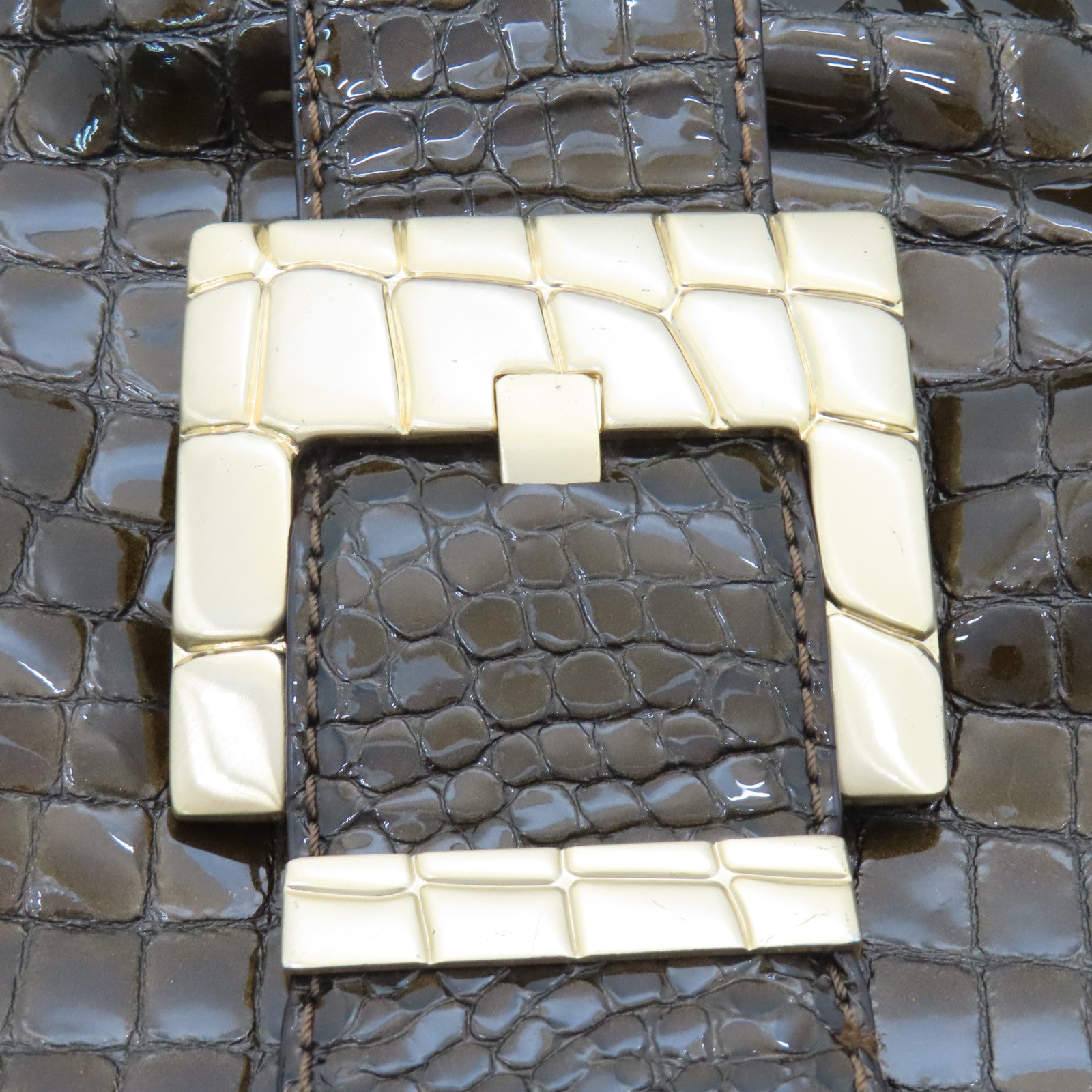 Michael Kors 【激減優惠】牛皮皮革Shoulder Bag金扣肩背袋綠色