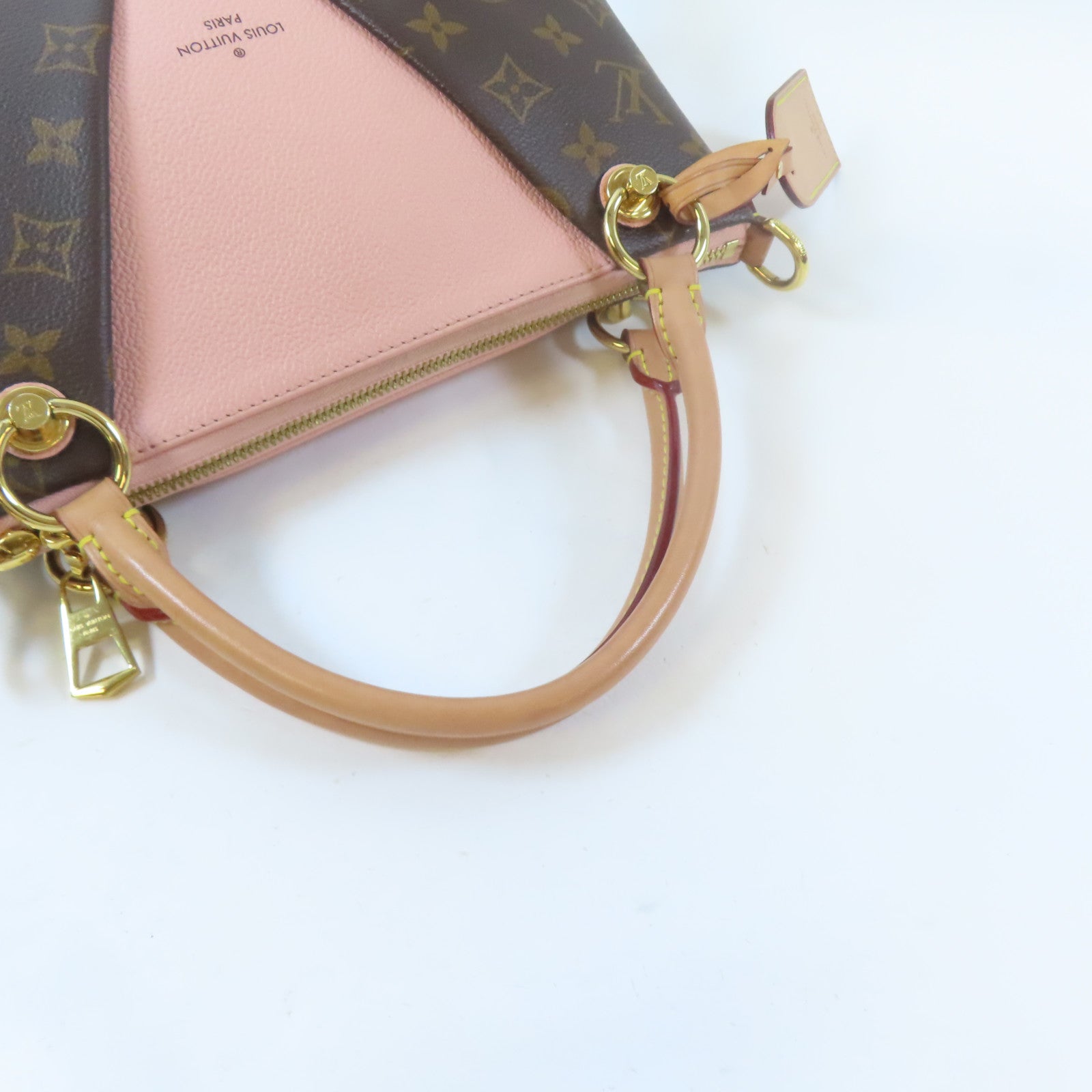 LOUIS VUITTON 【激減優惠】Monogram V Tote BB金扣手挽肩背兩用袋啡色