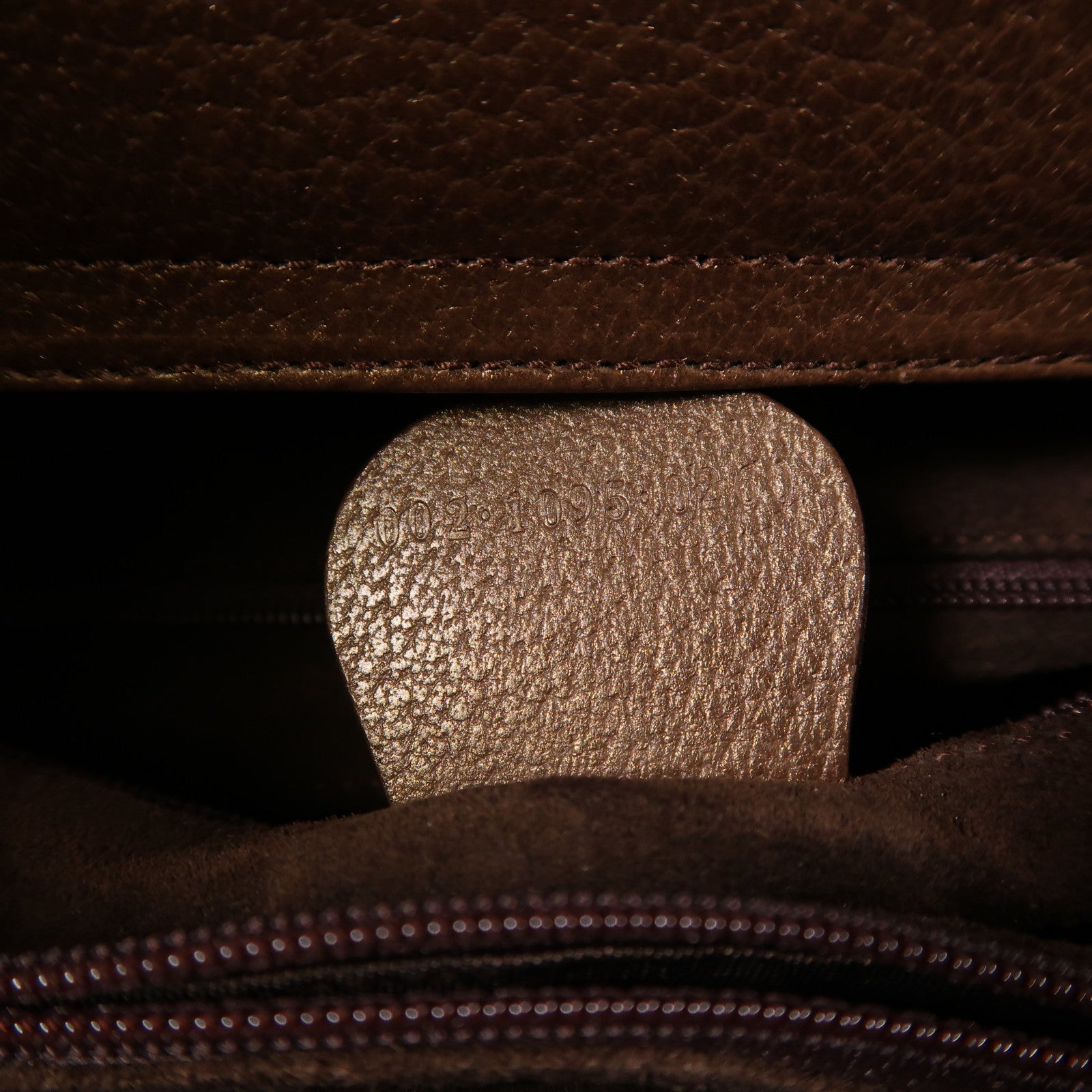 GUCCI 牛皮皮革/竹子Handbag金扣手挽袋