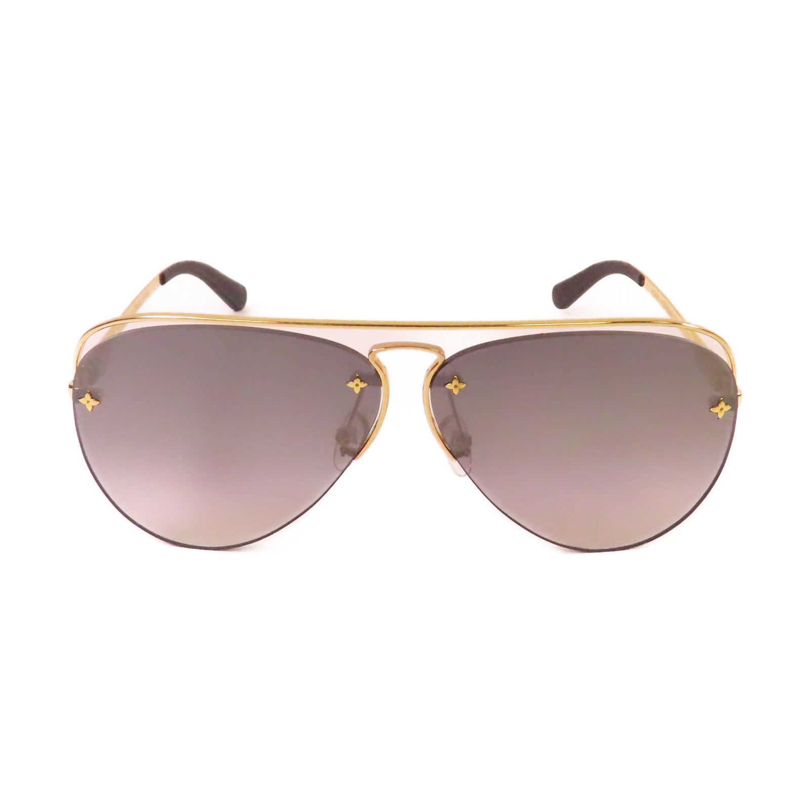 LOUIS VUITTON 【激減優惠】金屬/PVC Sunglasses太陽眼鏡黑色/金色