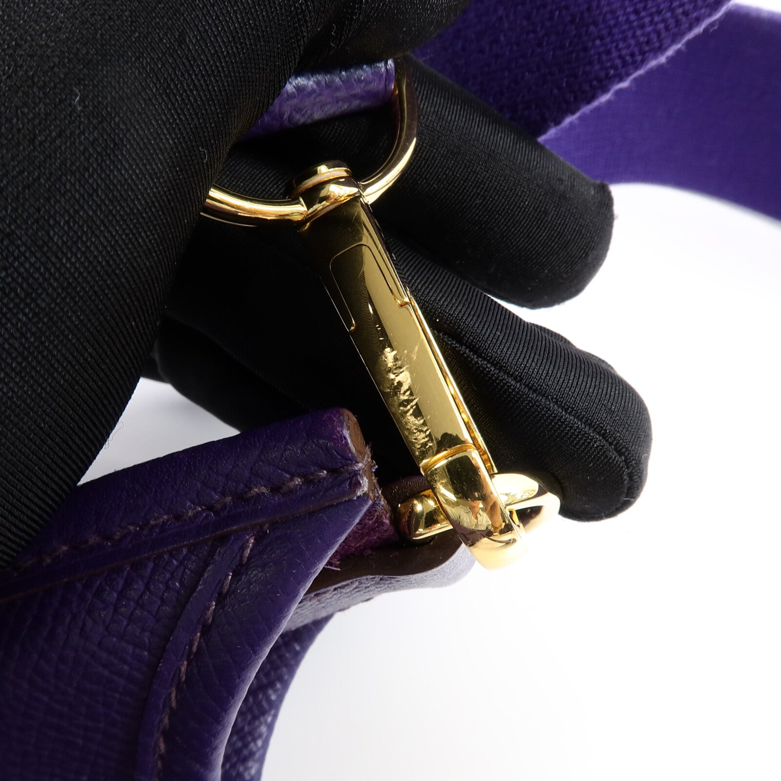HERMES Epsom皮革Evelyne PM肩背袋Anemone