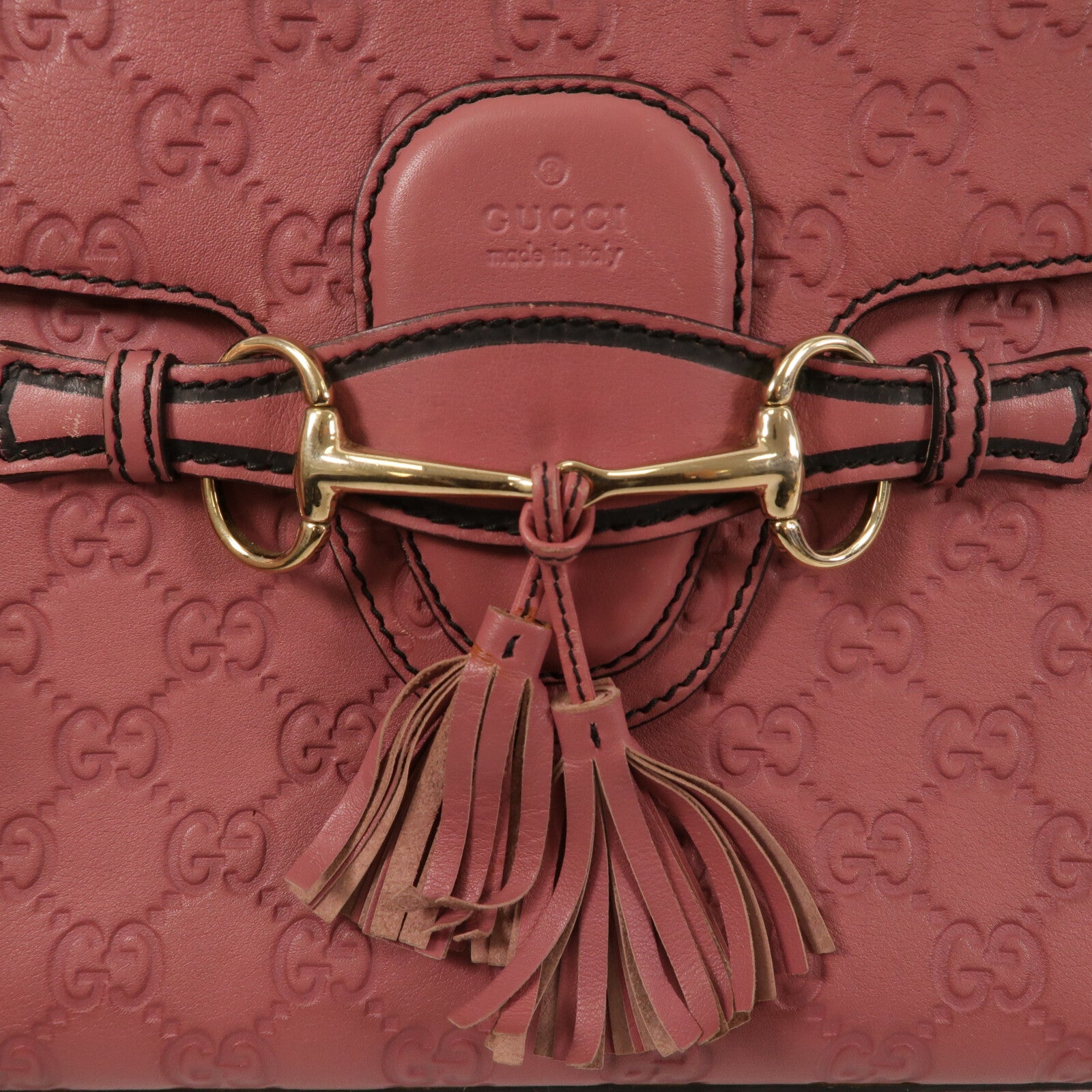 GUCCI 牛皮皮革Emily鏈帶肩背袋