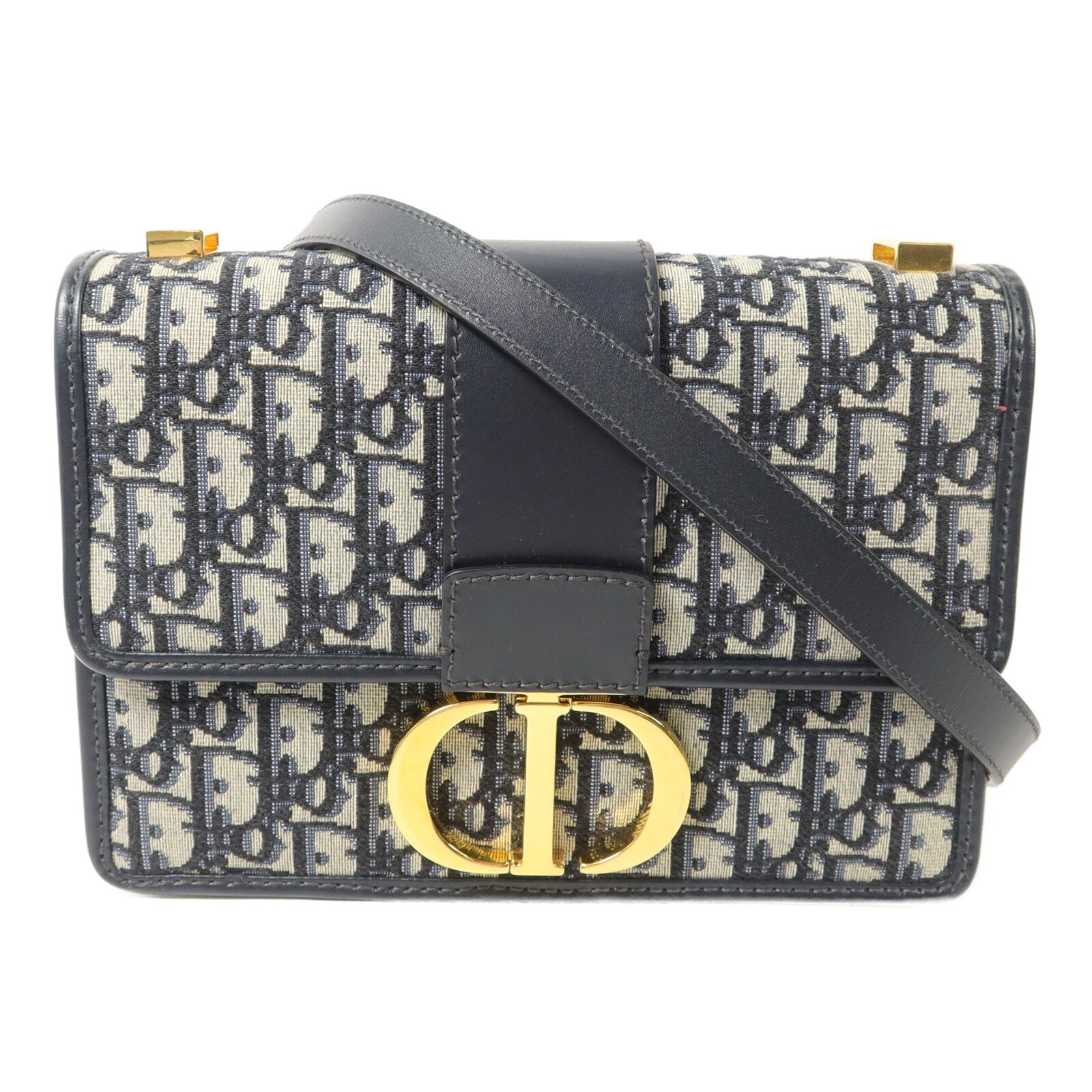 Dior 帆布30 Montaigne肩背袋