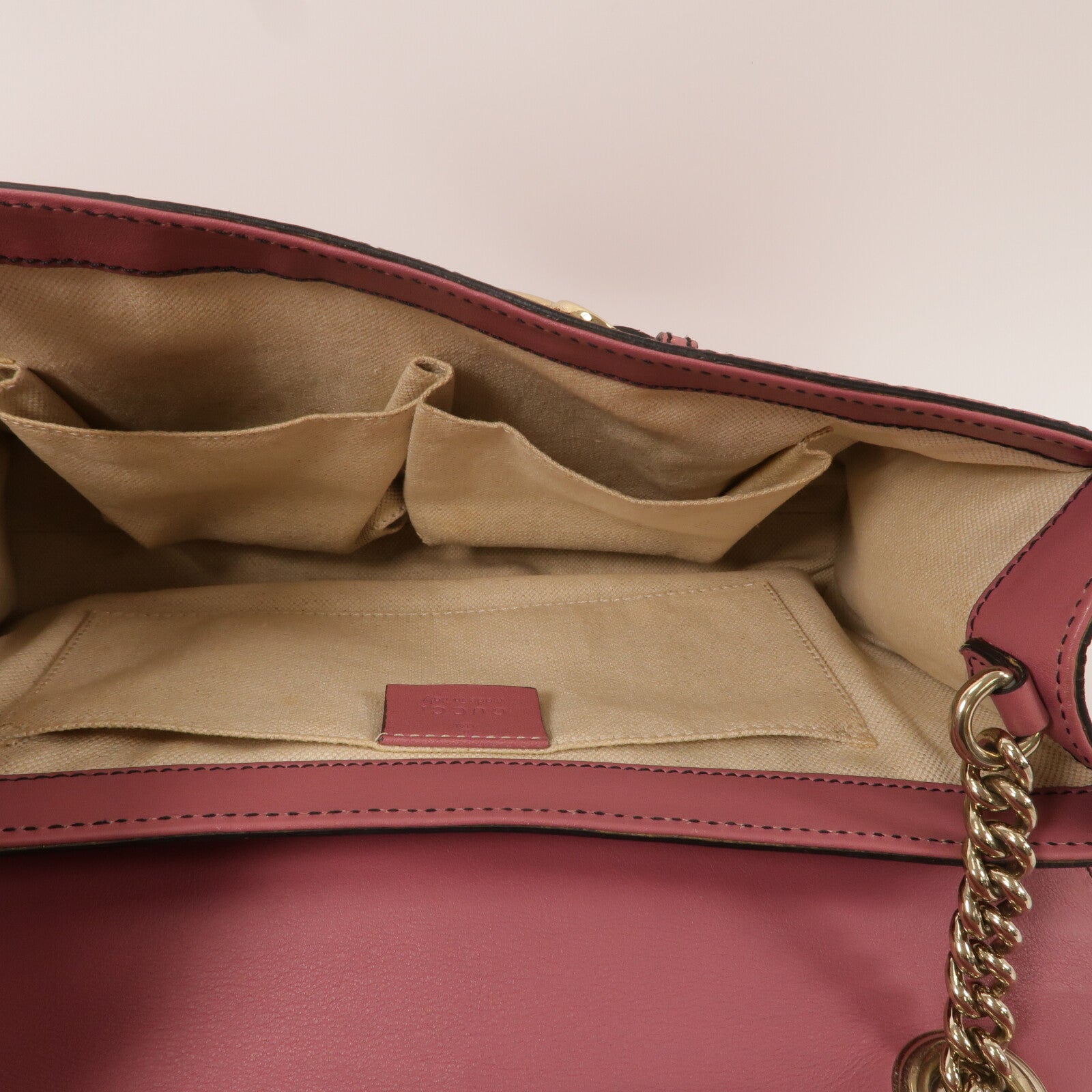 GUCCI 牛皮皮革Emily鏈帶肩背袋