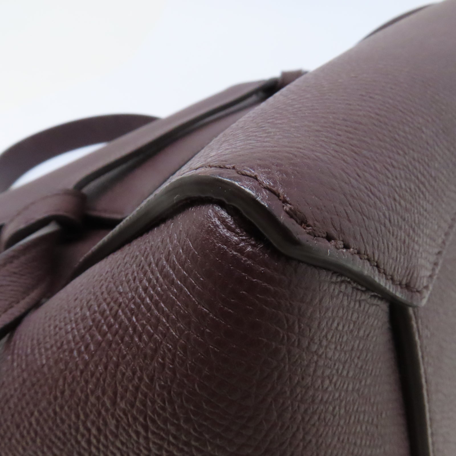 CELINE 【激減優惠】牛皮皮革Belt Bag金扣手挽肩背兩用袋紫色