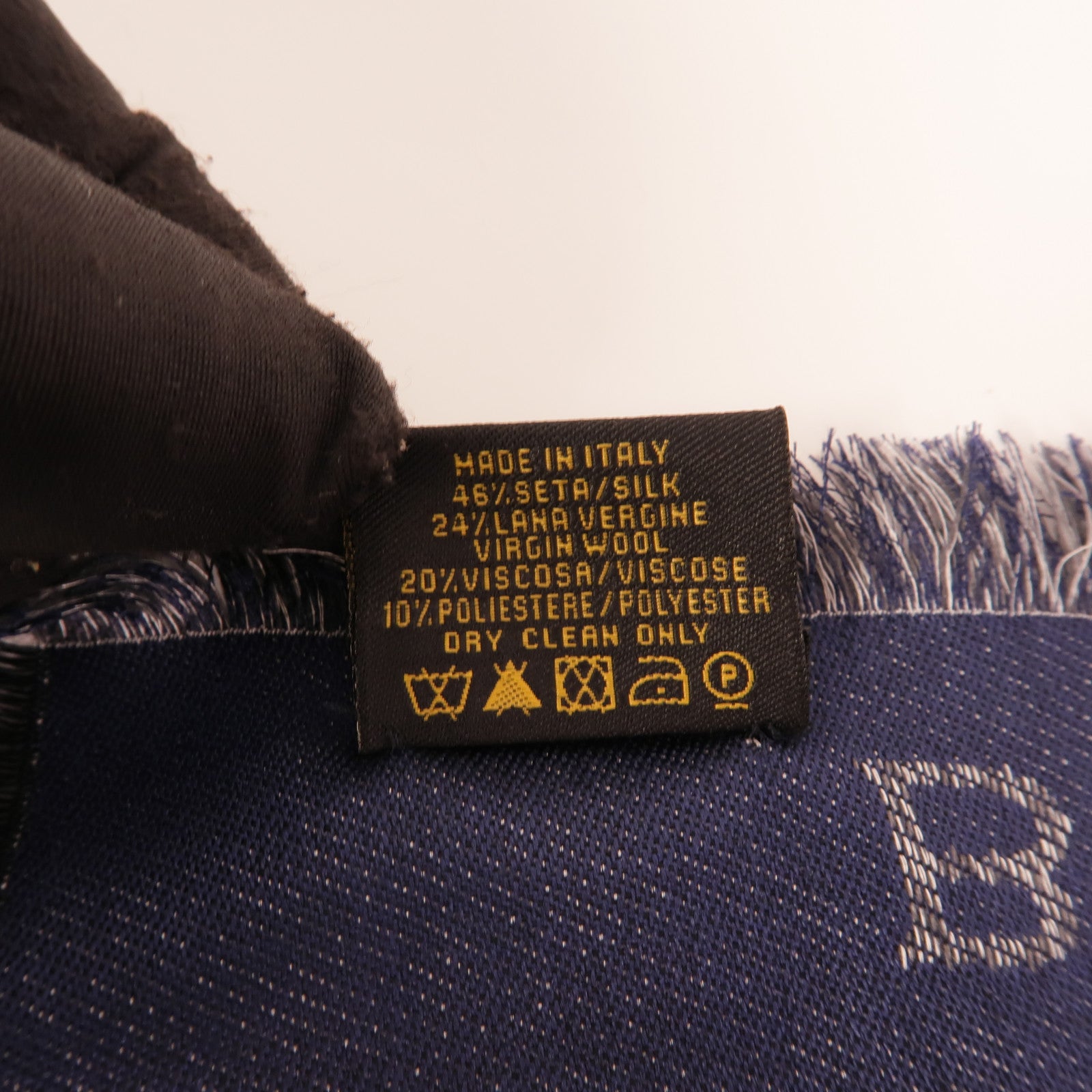 BVLGARI 絲質/羊毛Scarf 90X90絲巾