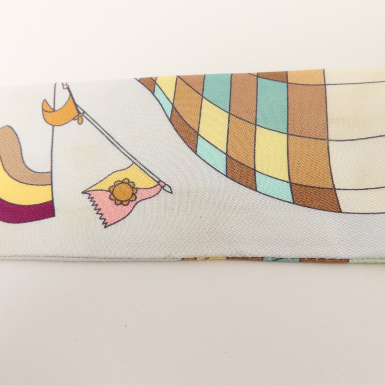 HERMES 絲質Twilly絲巾