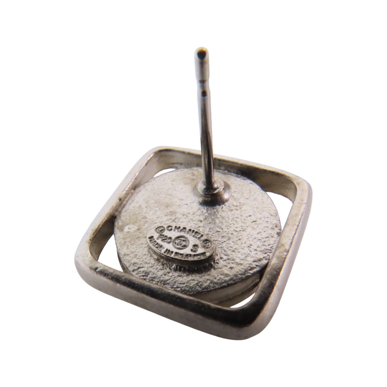 CHANEL 金屬/仿珍珠/水鑽Earrings金扣耳環