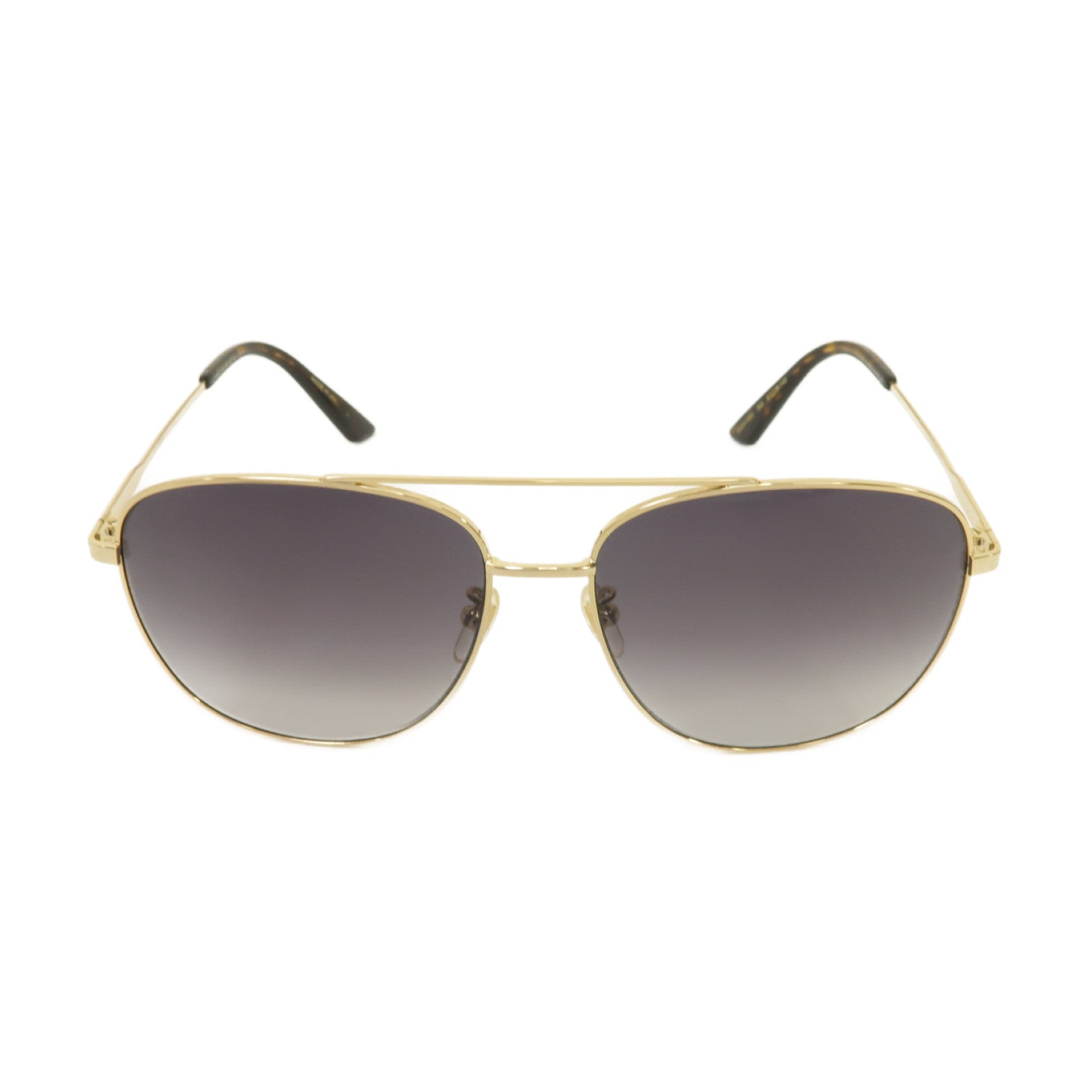 GUCCI PVC/金屬Sunglasses太陽眼鏡黒色/金色