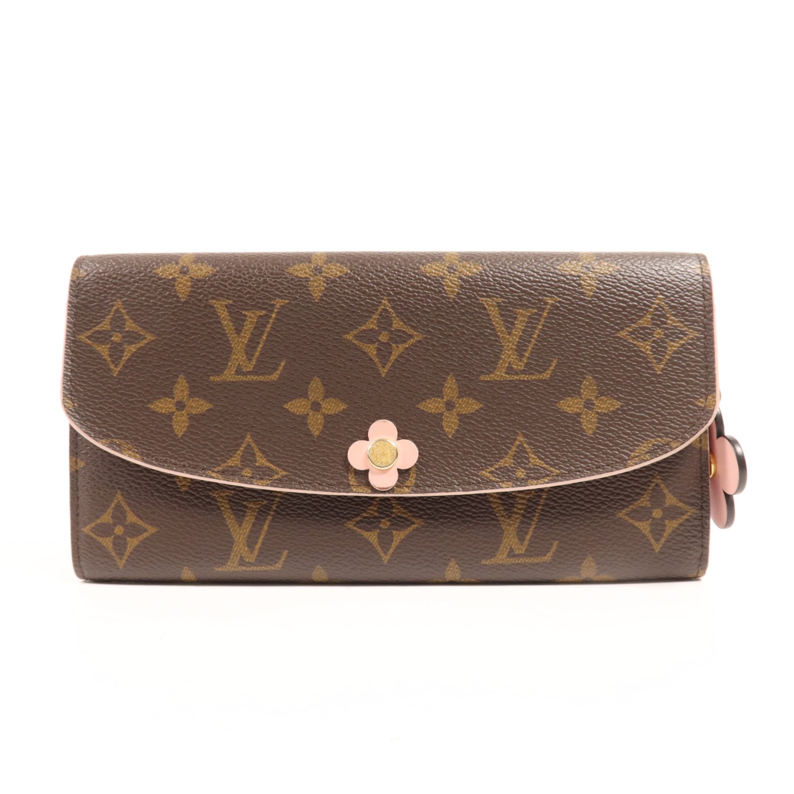 LOUIS VUITTON Monogram Long Wallet金扣長錢包