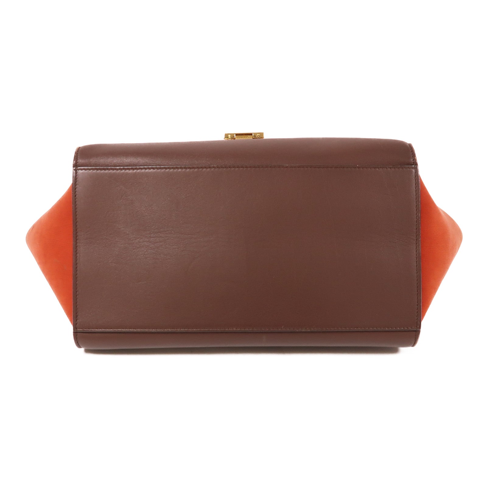 CELINE 【激減優惠】牛皮皮革Trapeze金扣手挽肩背兩用袋