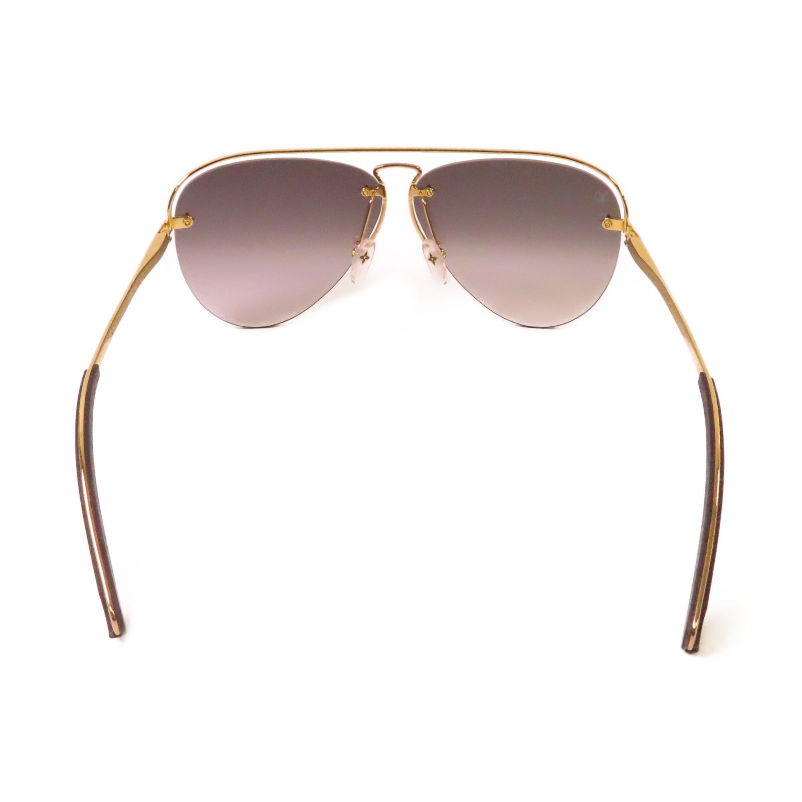 LOUIS VUITTON 【激減優惠】金屬/PVC Sunglasses太陽眼鏡黑色/金色
