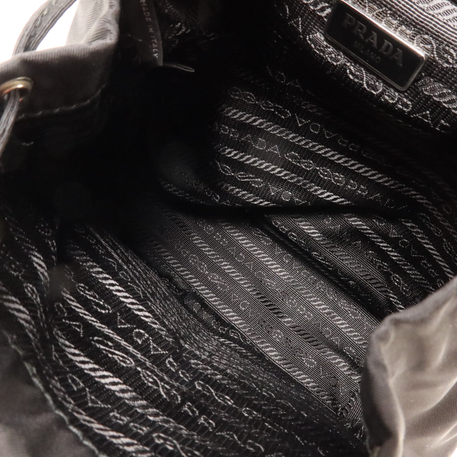 PRADA 尼龍Mini Backpack Chain Shoulder鏈帶手挽肩背兩用袋