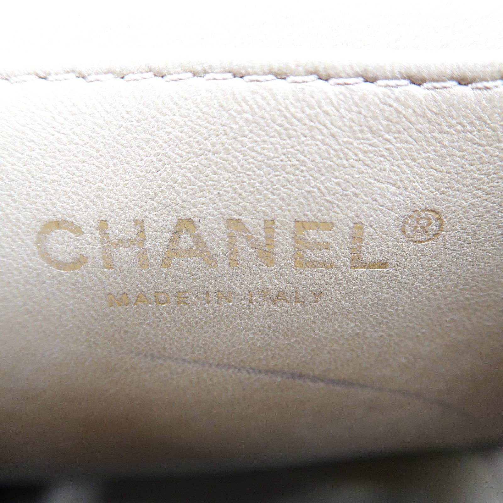 CHANEL 菱格牛皮皮革Matrasse Pearl金扣肩背袋黑色