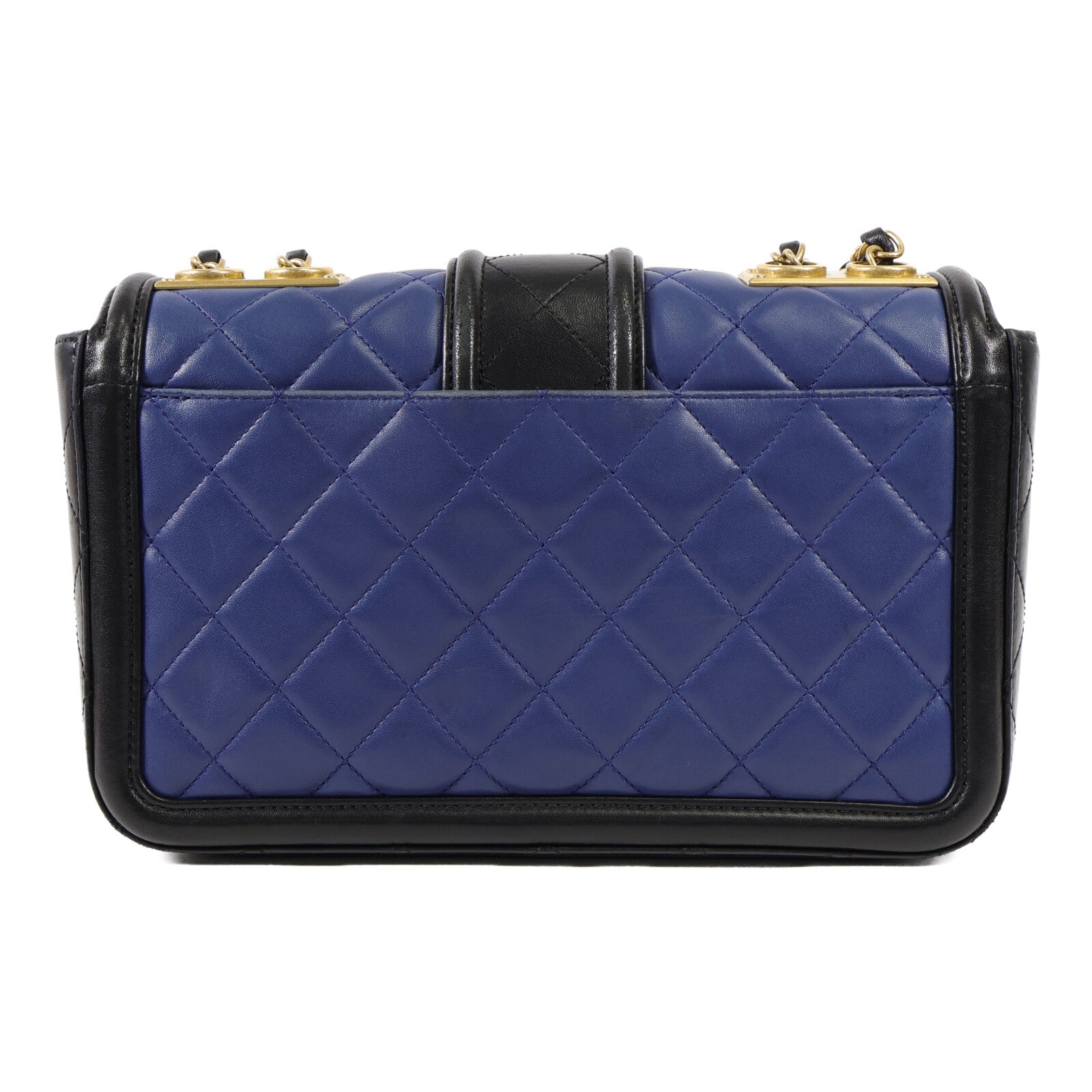 CHANEL 羊皮皮革Chain Shoulder金扣鏈帶肩背袋