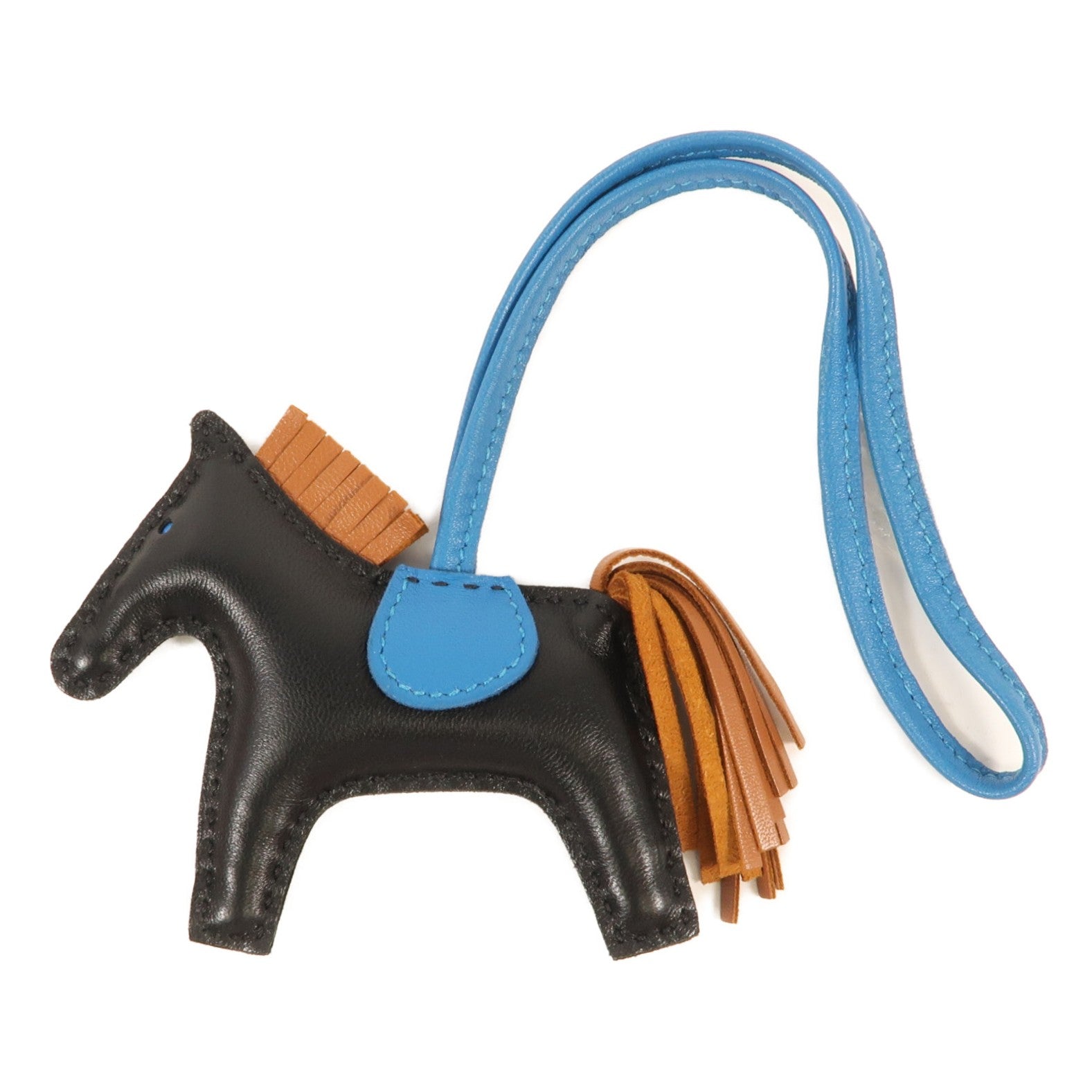 HERMES Milo皮革Rodeo PM掛飾