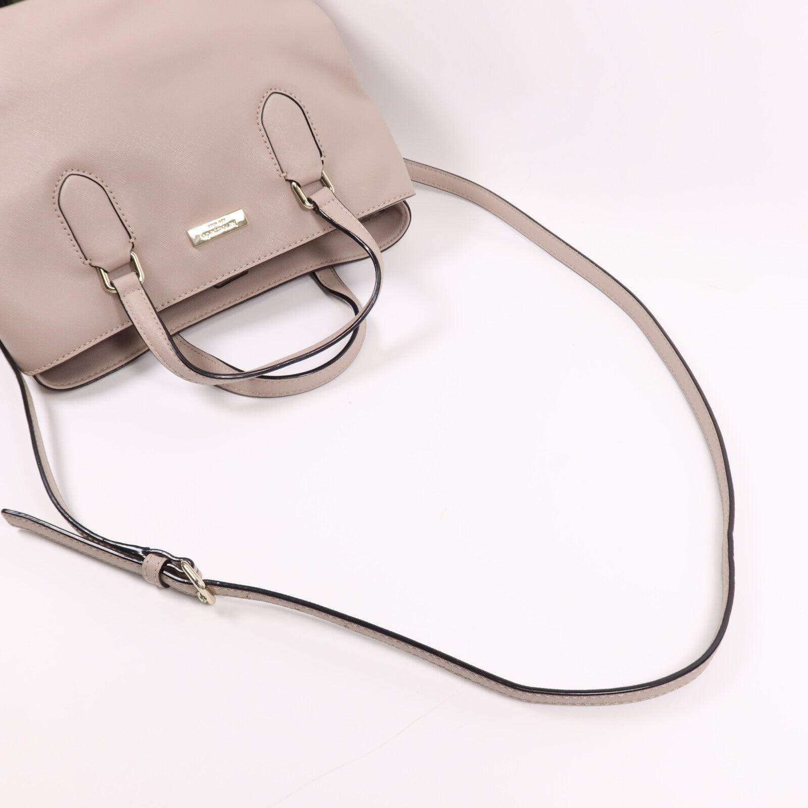 Kate Spade 牛皮皮革2 Way Shoulder Bag金扣手挽肩背兩用袋