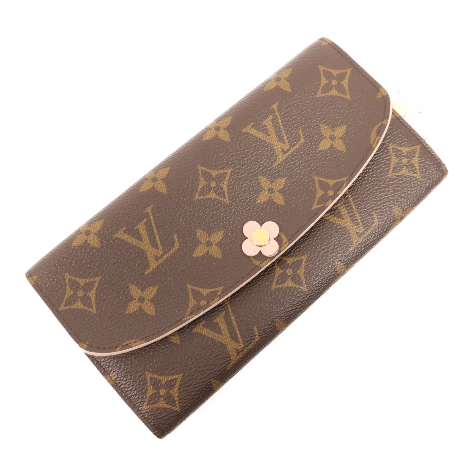 LOUIS VUITTON Monogram Long Wallet金扣長錢包