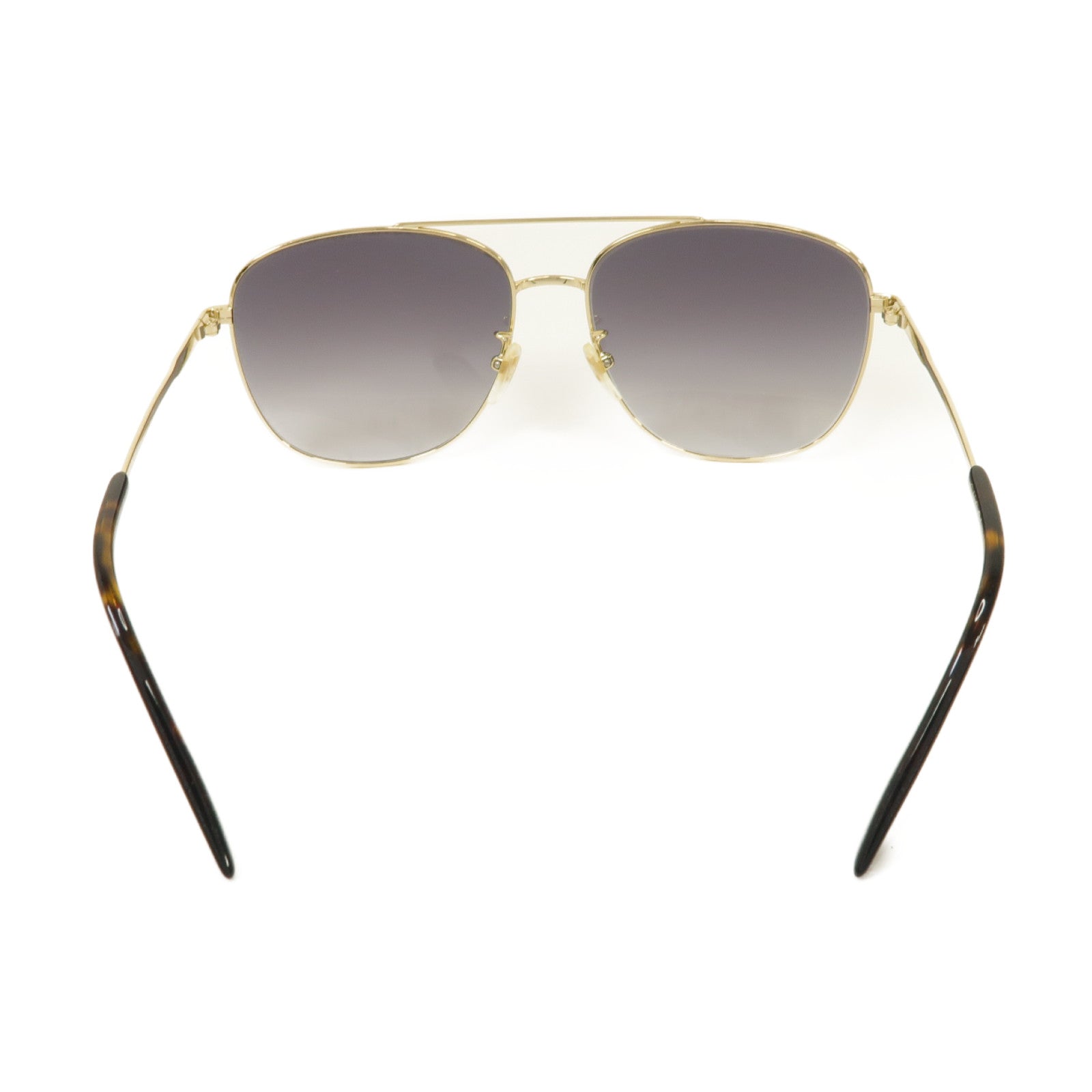 GUCCI PVC/金屬Sunglasses太陽眼鏡黒色/金色