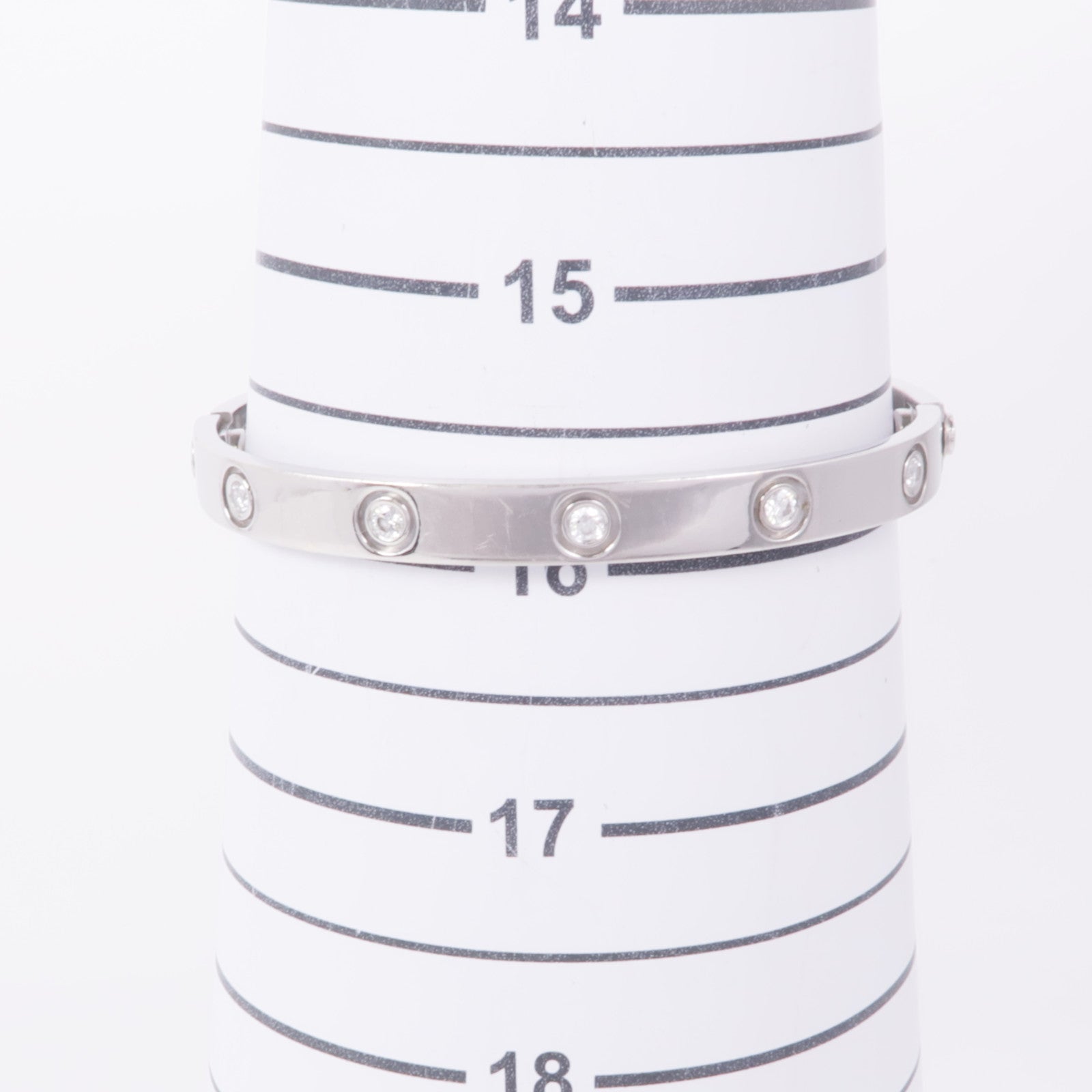 JEWELRY 18K白金Diamond Bracelet鑽石手鐲