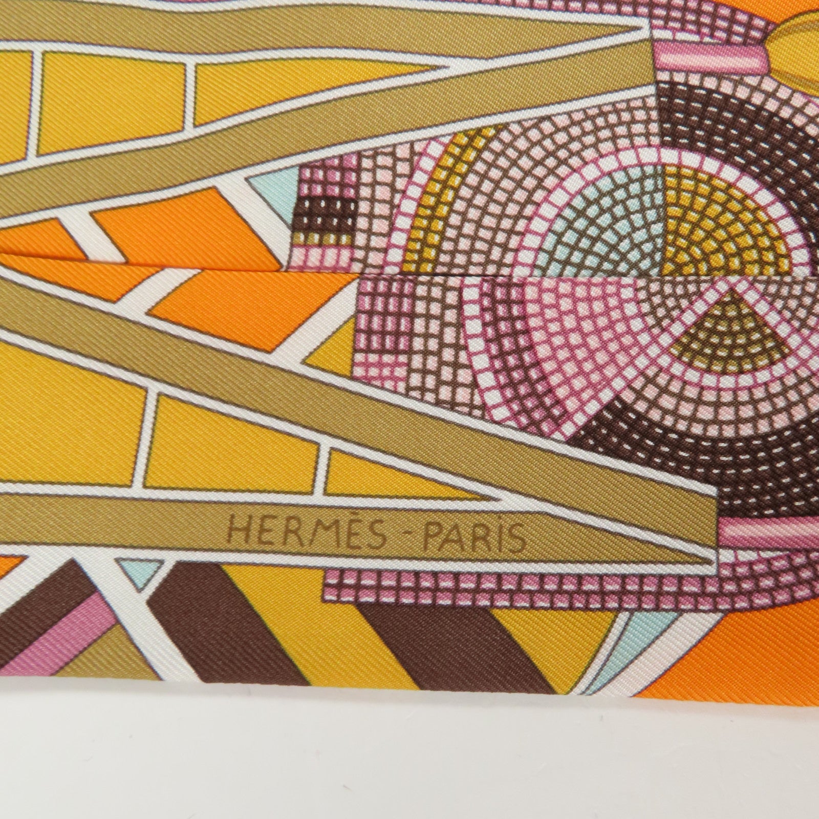 HERMES 絲質Twilly絲巾