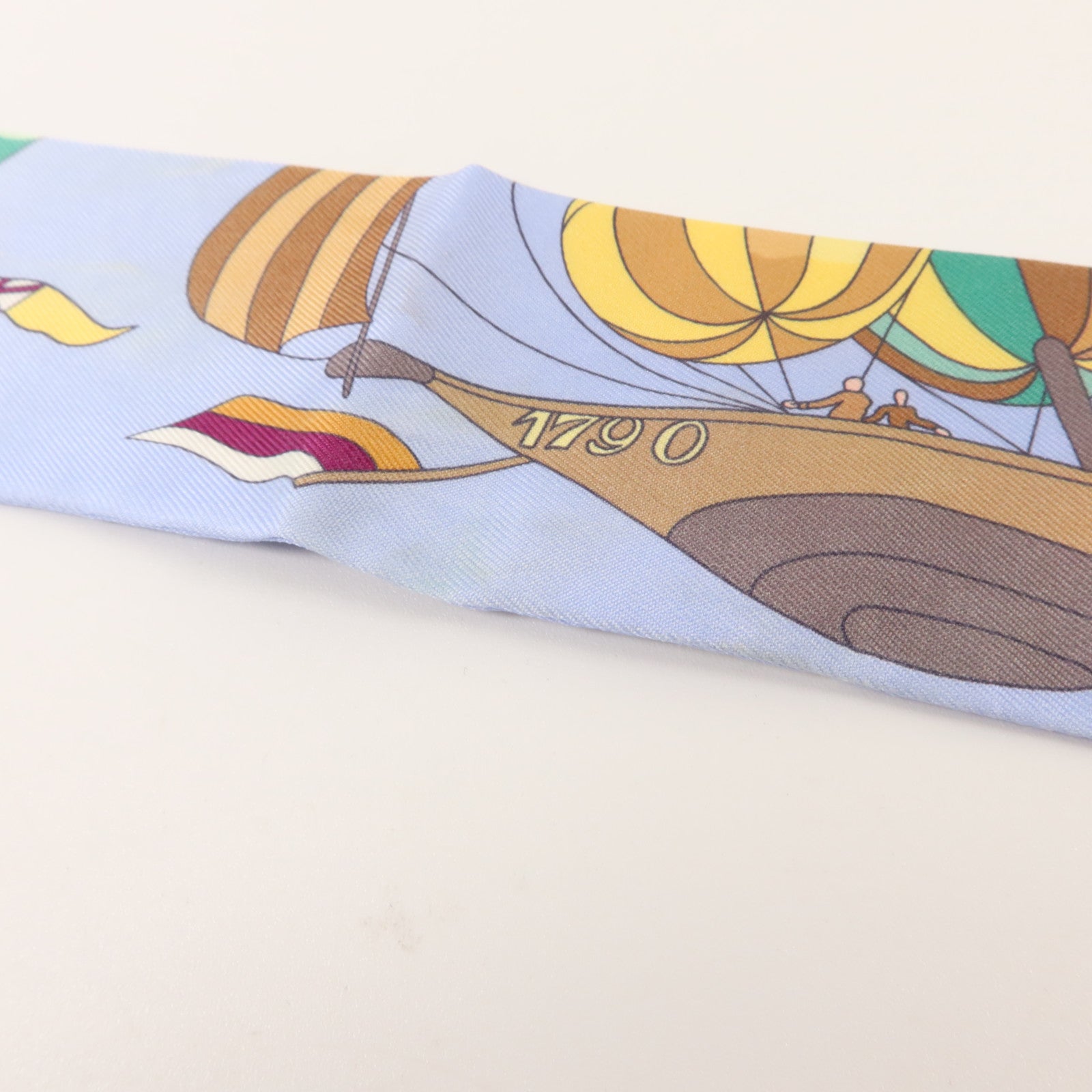 HERMES 絲質Twilly絲巾
