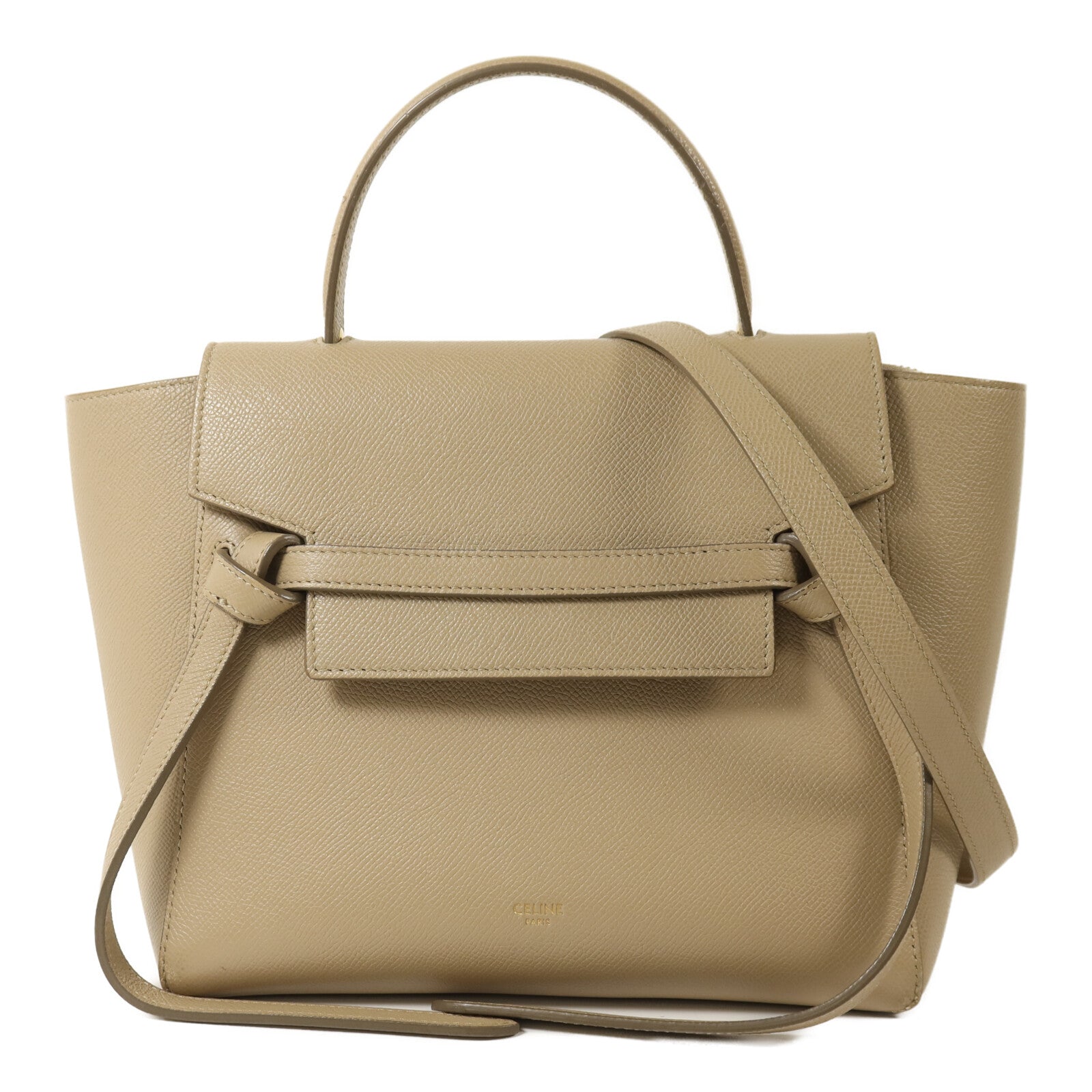 CELINE 牛皮皮革Micro Belt Bag手挽肩背兩用袋