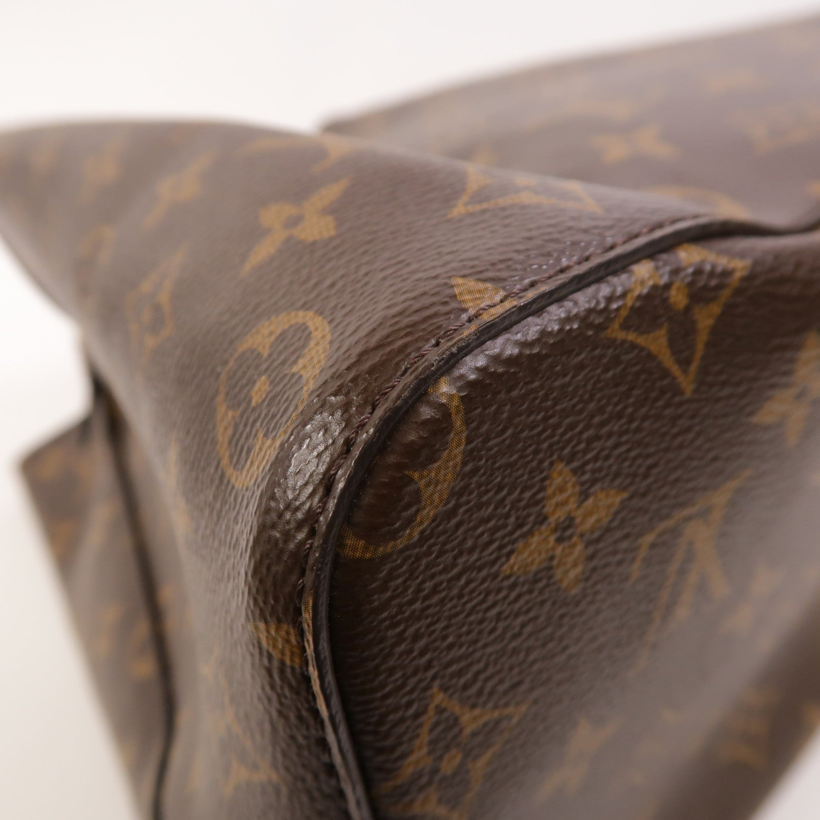 LOUIS VUITTON Monogram NeoNoe MM金扣肩背袋棕色