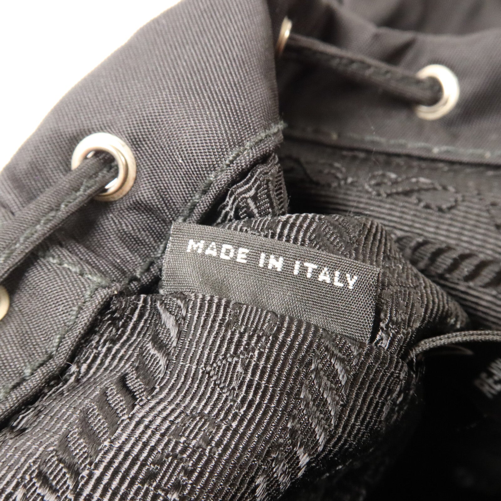 PRADA 尼龍Mini Backpack Chain Shoulder鏈帶手挽肩背兩用袋