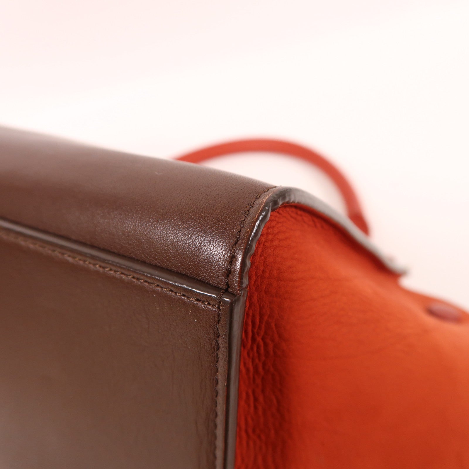 CELINE 【激減優惠】牛皮皮革Trapeze金扣手挽肩背兩用袋