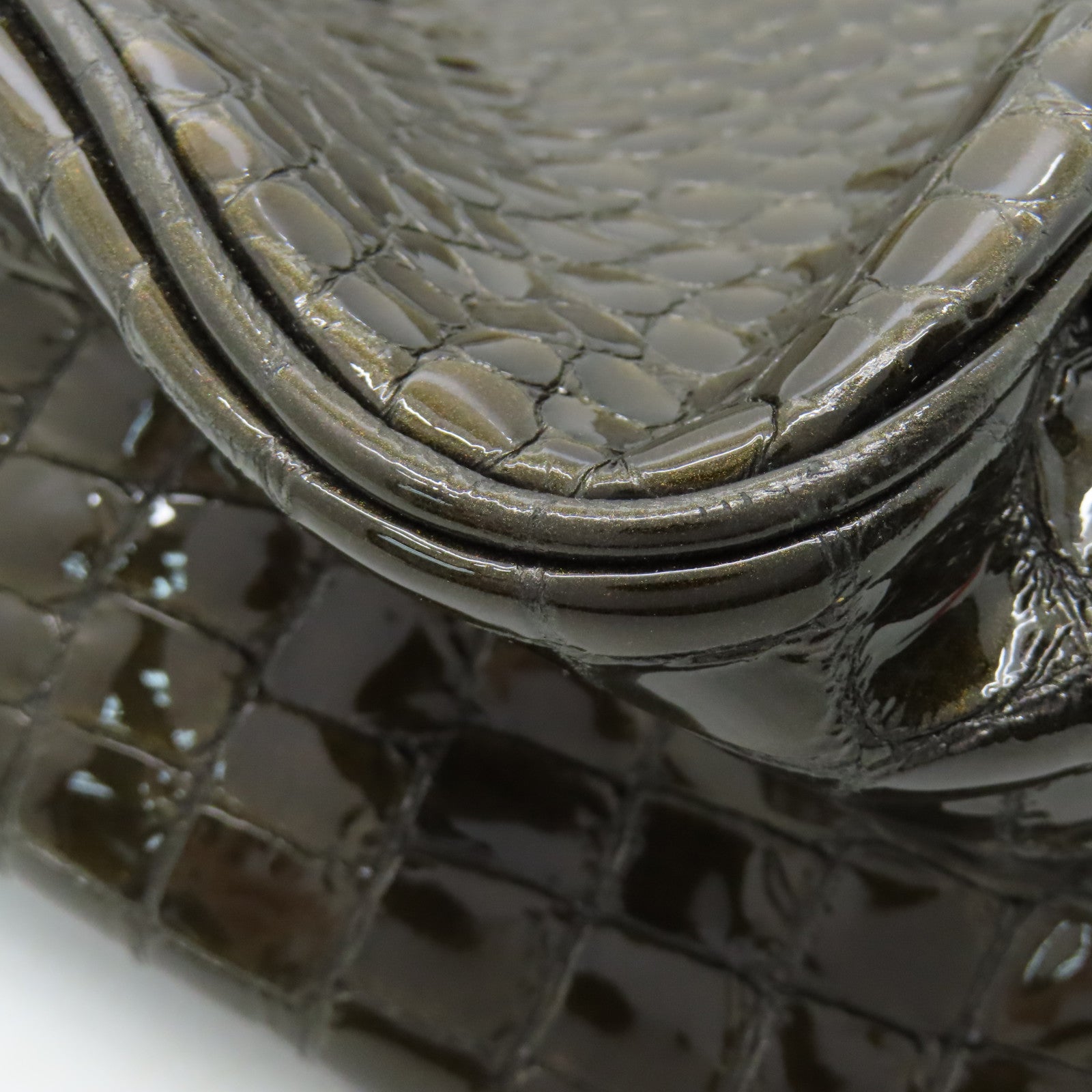 Michael Kors 【激減優惠】牛皮皮革Shoulder Bag金扣肩背袋綠色