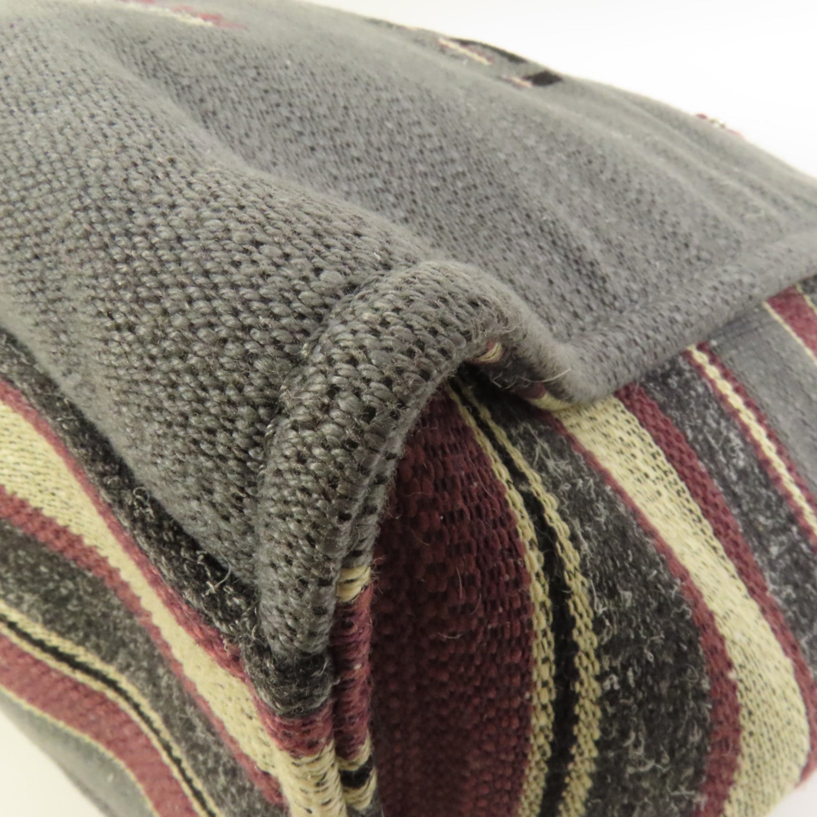 CHANEL 帆布Deauville Tote銀扣鏈帶手挽肩背兩用袋