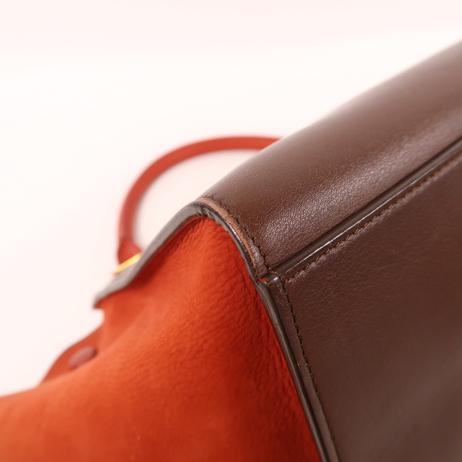 CELINE 【激減優惠】牛皮皮革Trapeze金扣手挽肩背兩用袋