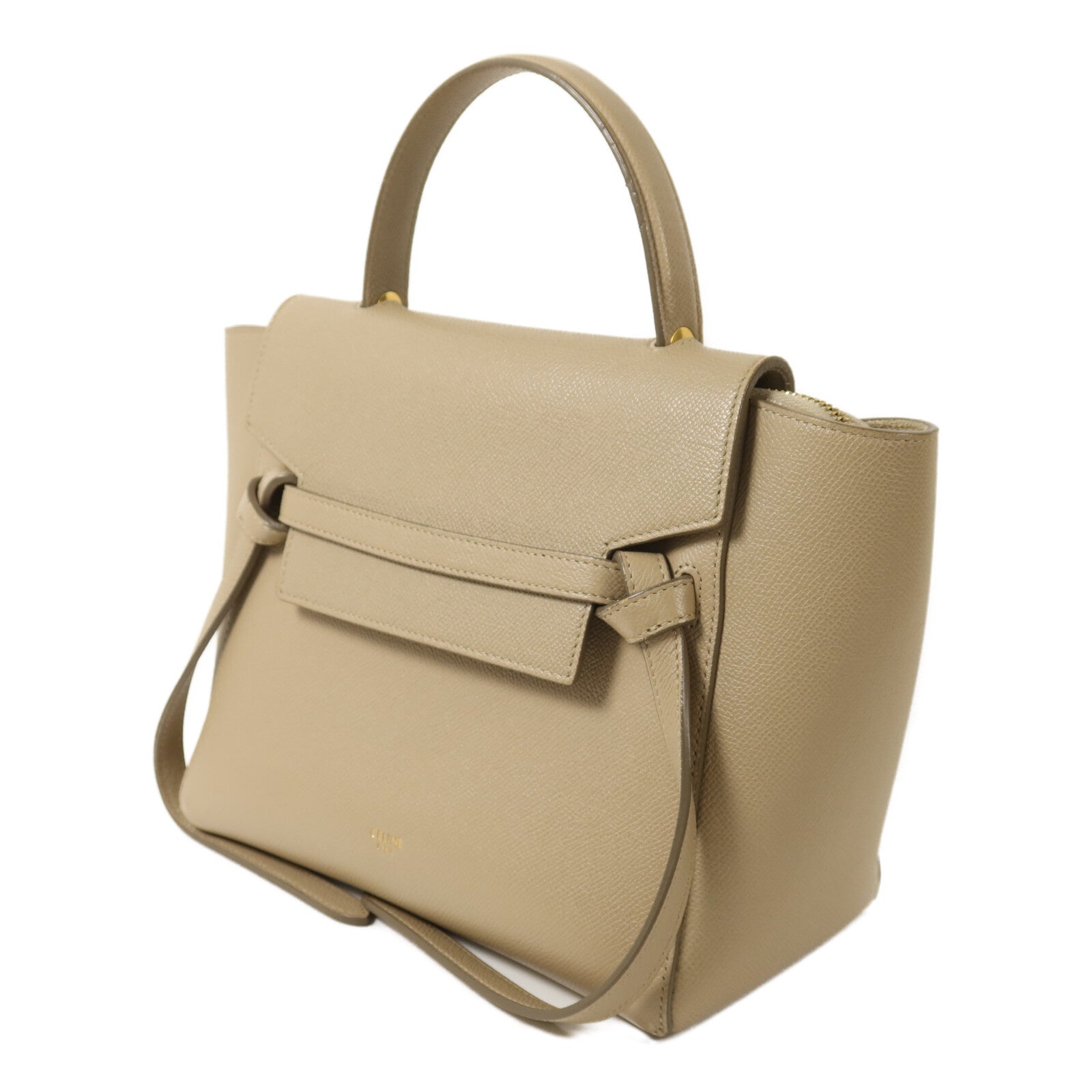 CELINE 牛皮皮革Micro Belt Bag手挽肩背兩用袋