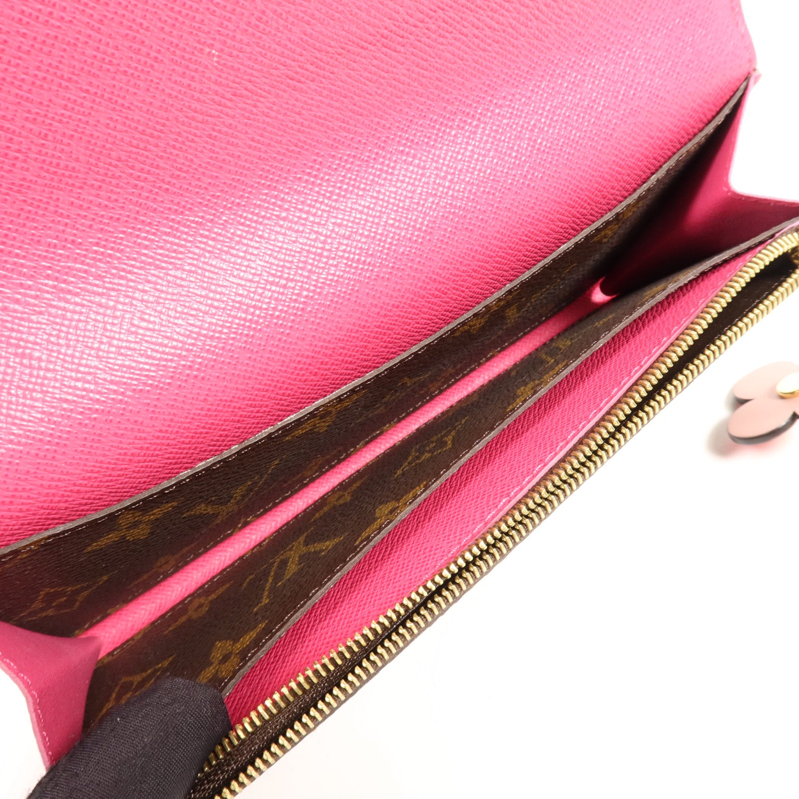 LOUIS VUITTON Monogram Long Wallet金扣長錢包