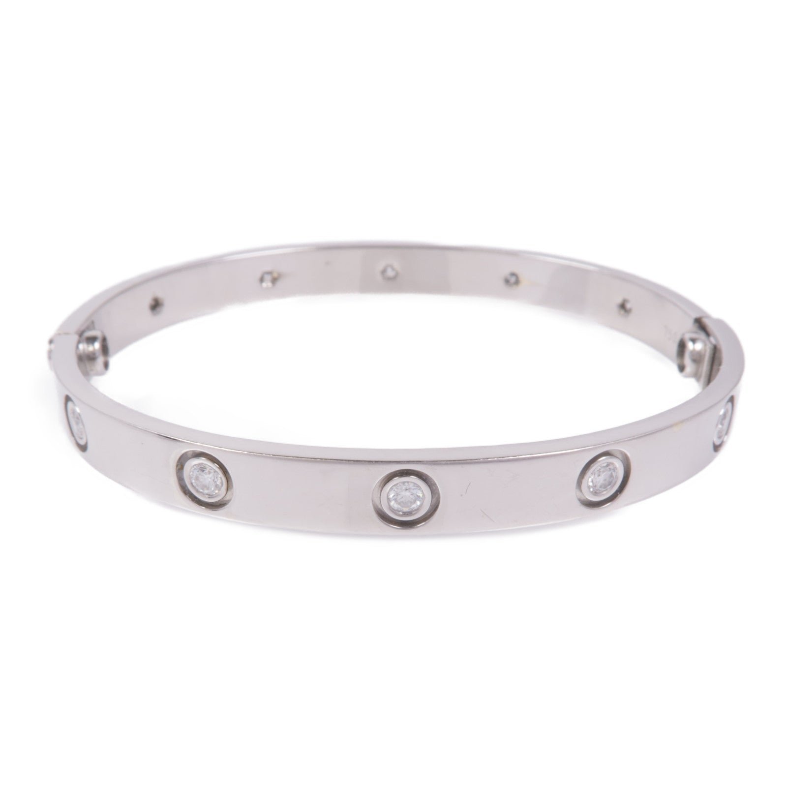JEWELRY 18K白金Diamond Bracelet鑽石手鐲